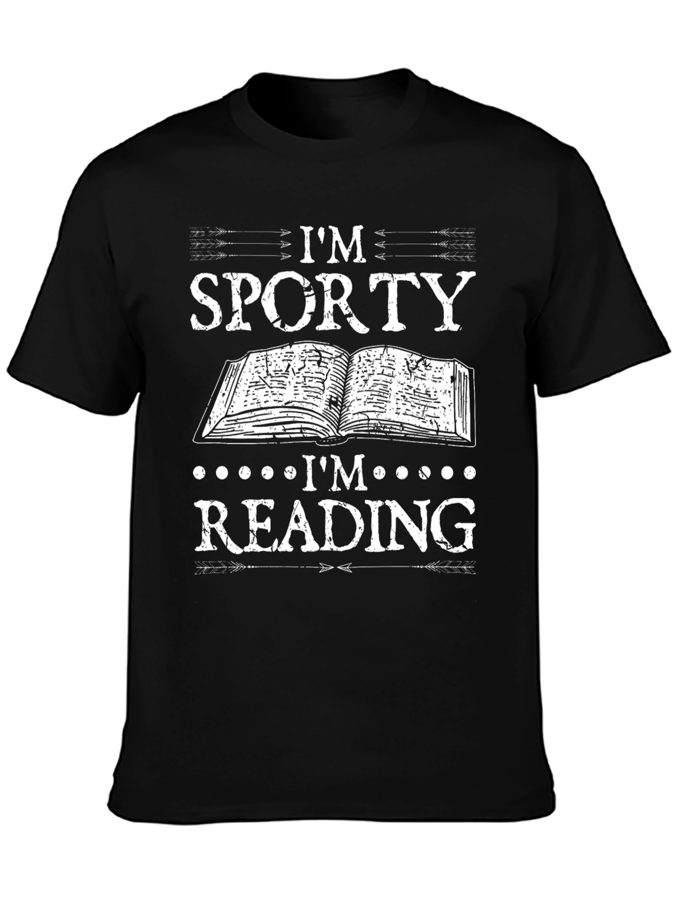 Im Sporty Im Reading Graphic T-Shirt