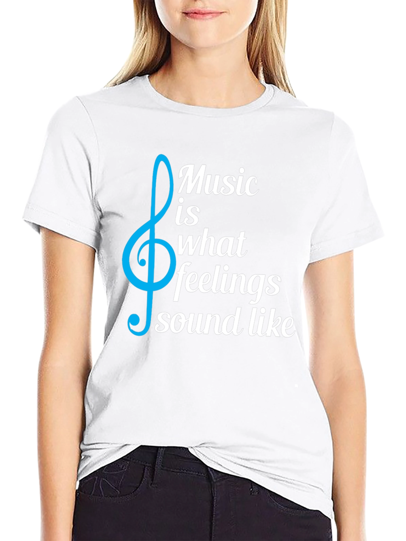Music is What Feelings Sound Like T-Shirt