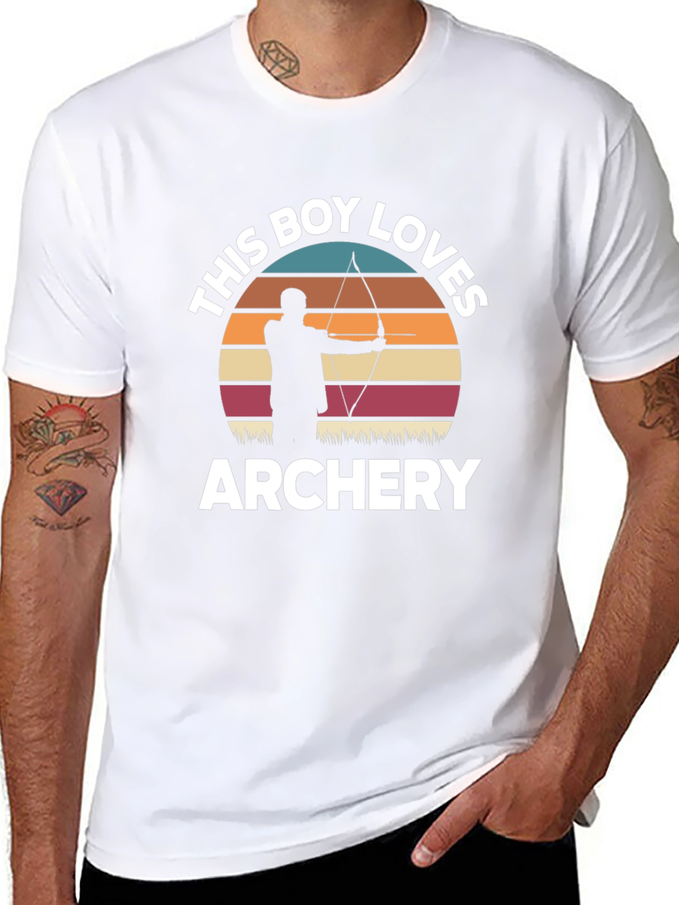 Archery Lover T-Shirt: This Boy Loves Archery Tee