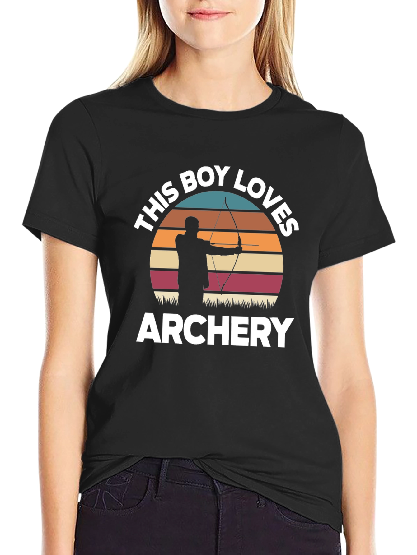 Archery Lover T-Shirt: This Boy Loves Archery Tee