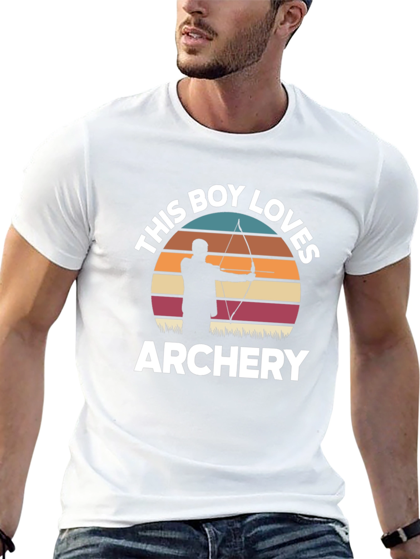 Archery Lover T-Shirt: This Boy Loves Archery Tee