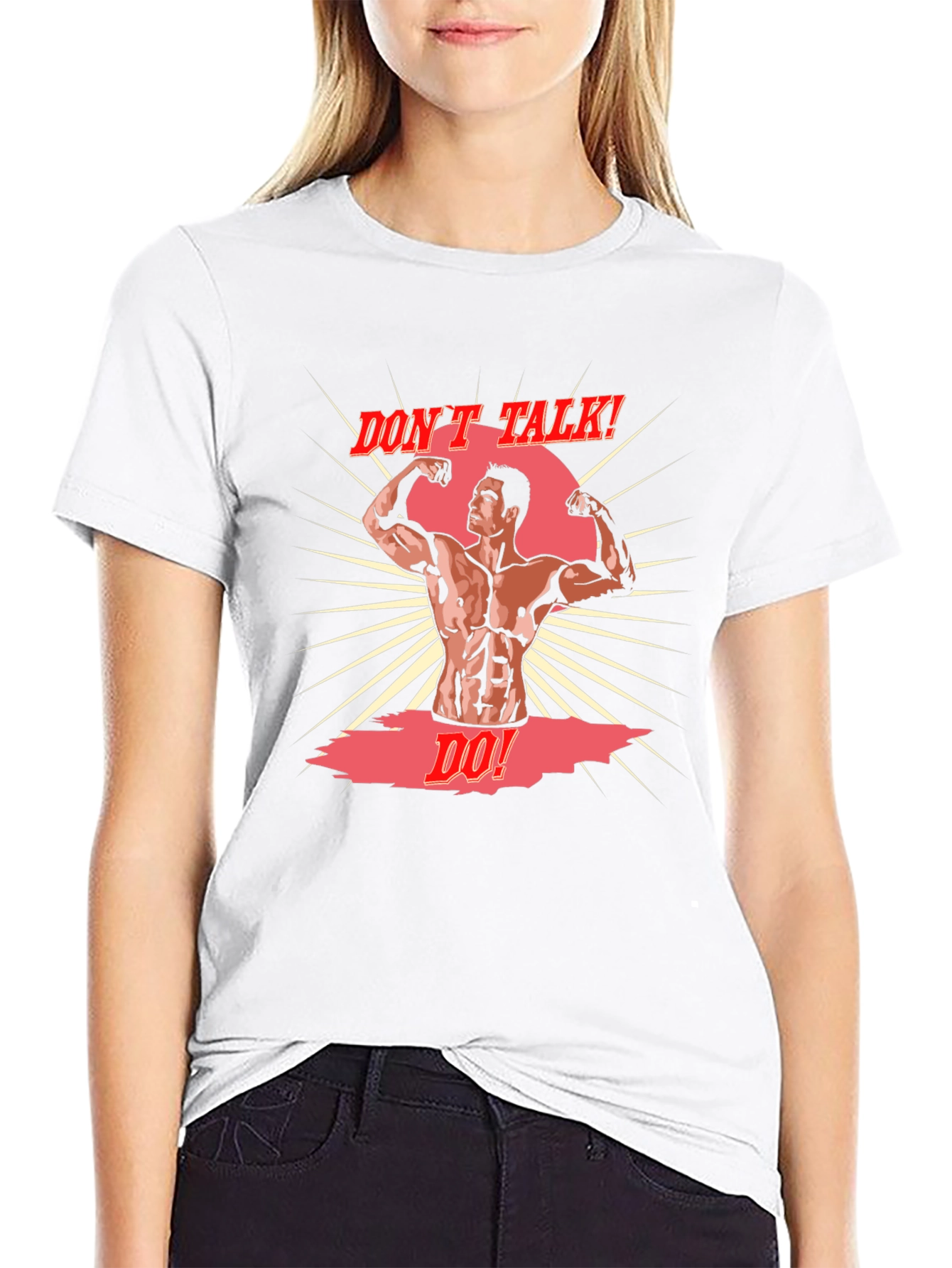 Dont Talk! Do! Gym Motivation Graphic Tee