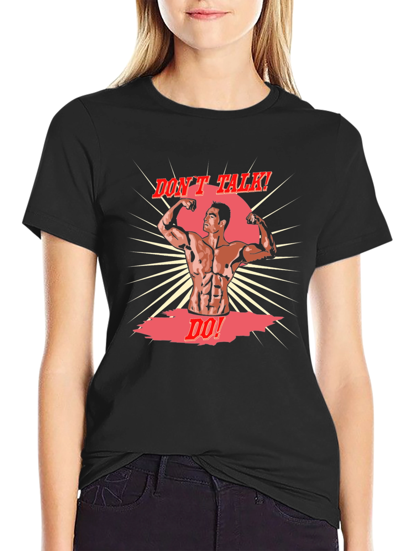 Dont Talk! Do! Gym Motivation Graphic Tee
