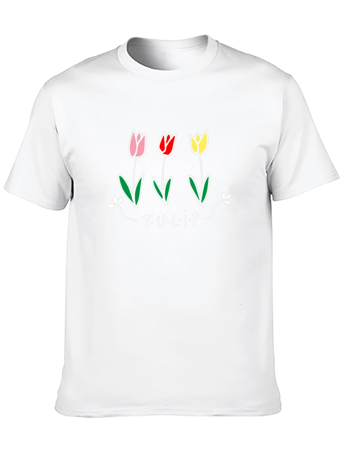 Tulip Graphic Tee - Casual Comfort