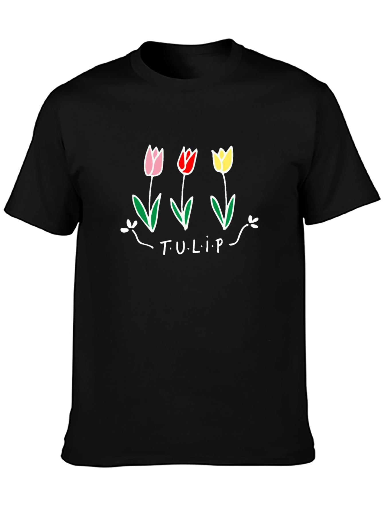 Tulip Graphic Tee - Casual Comfort