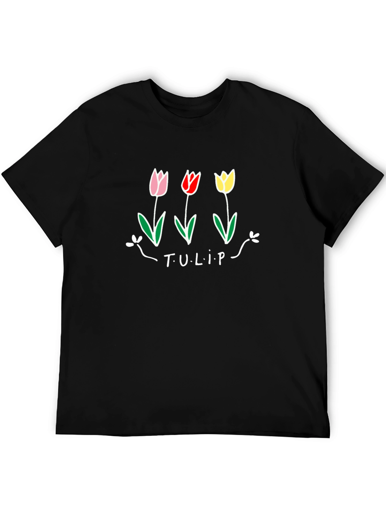 Tulip Graphic Tee - Casual Comfort