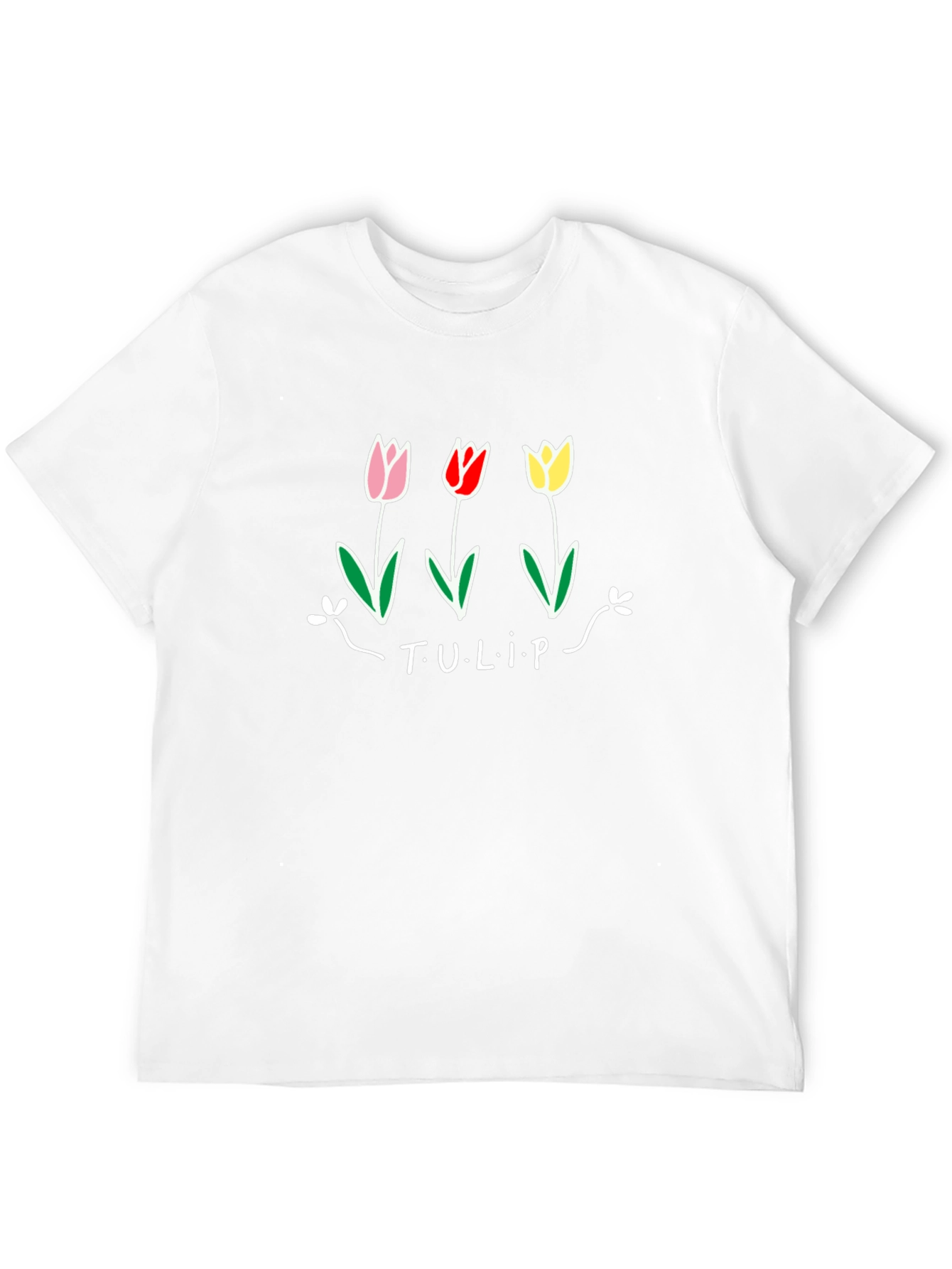 Tulip Graphic Tee - Casual Comfort