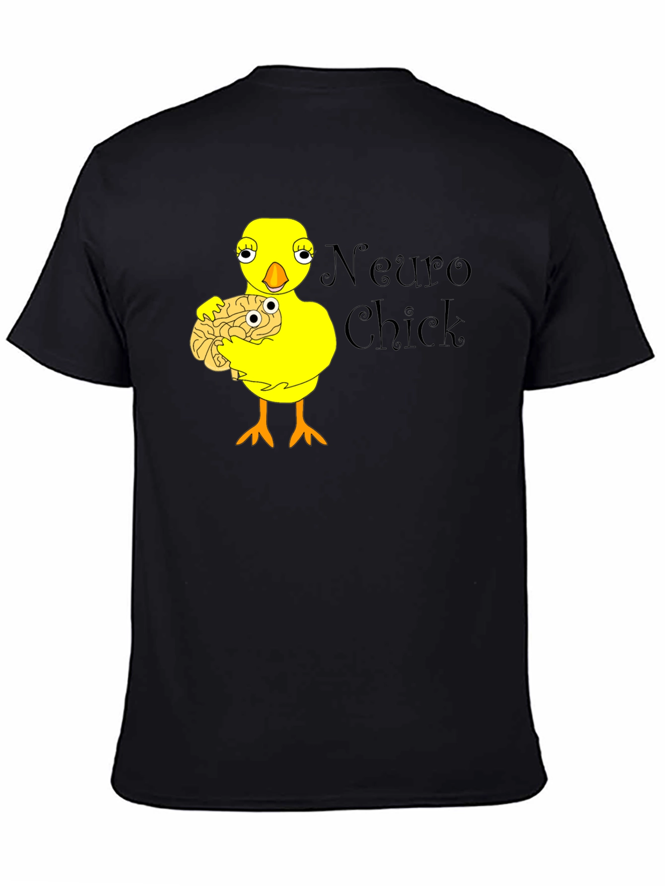 Neuro Chick Graphic T-Shirt - Brainy Humor Tee