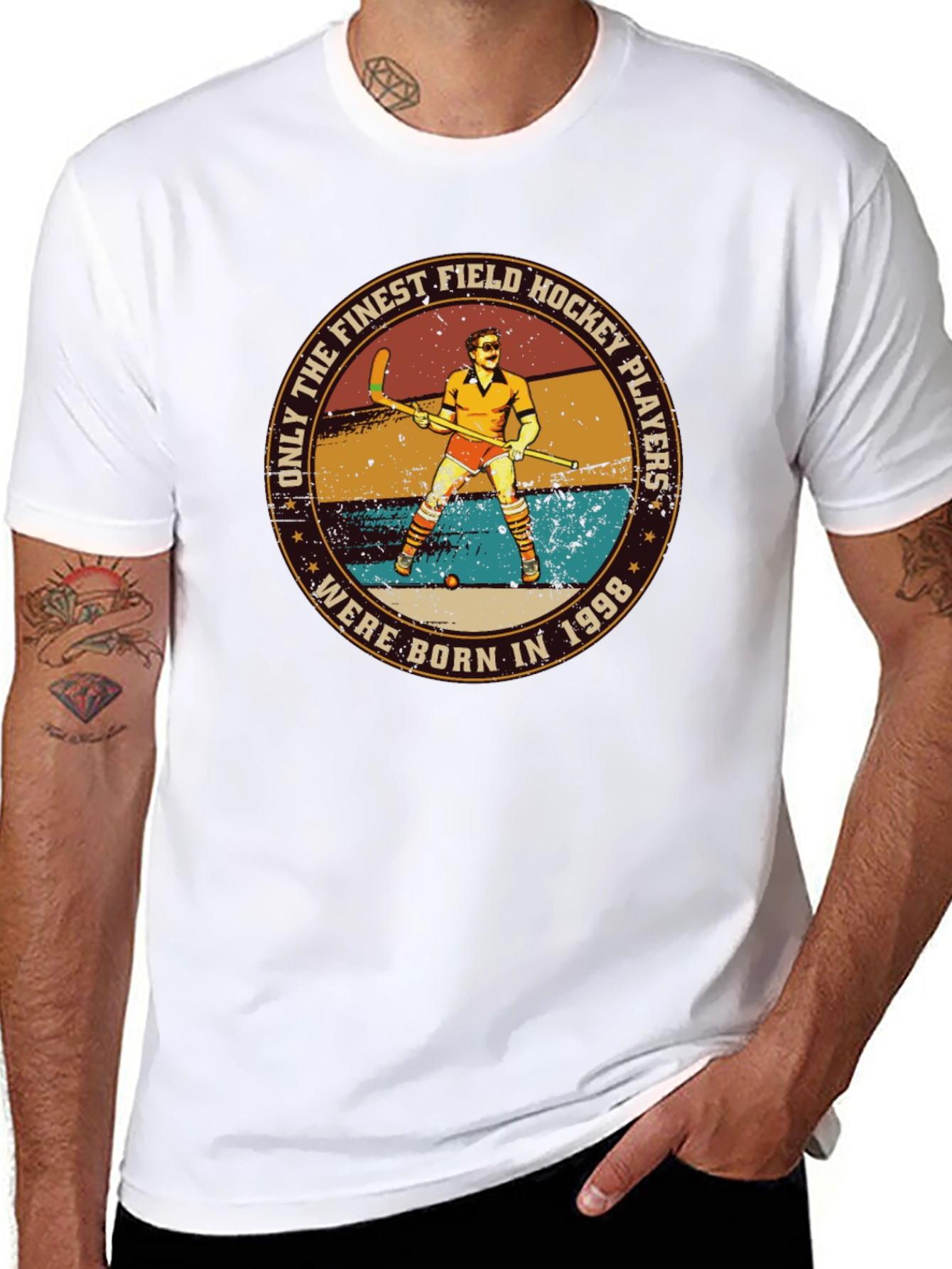 Field Hockey Player T-Shirt - Born in 1998