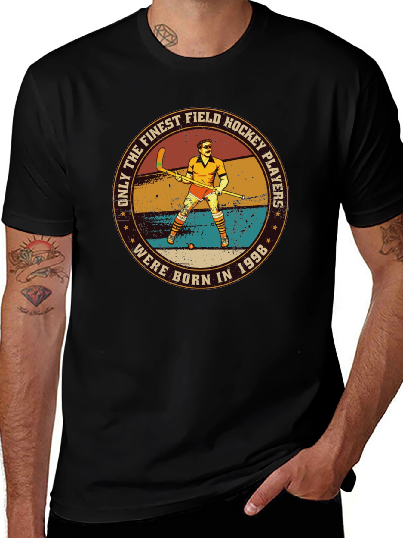 Field Hockey Player T-Shirt - Born in 1998