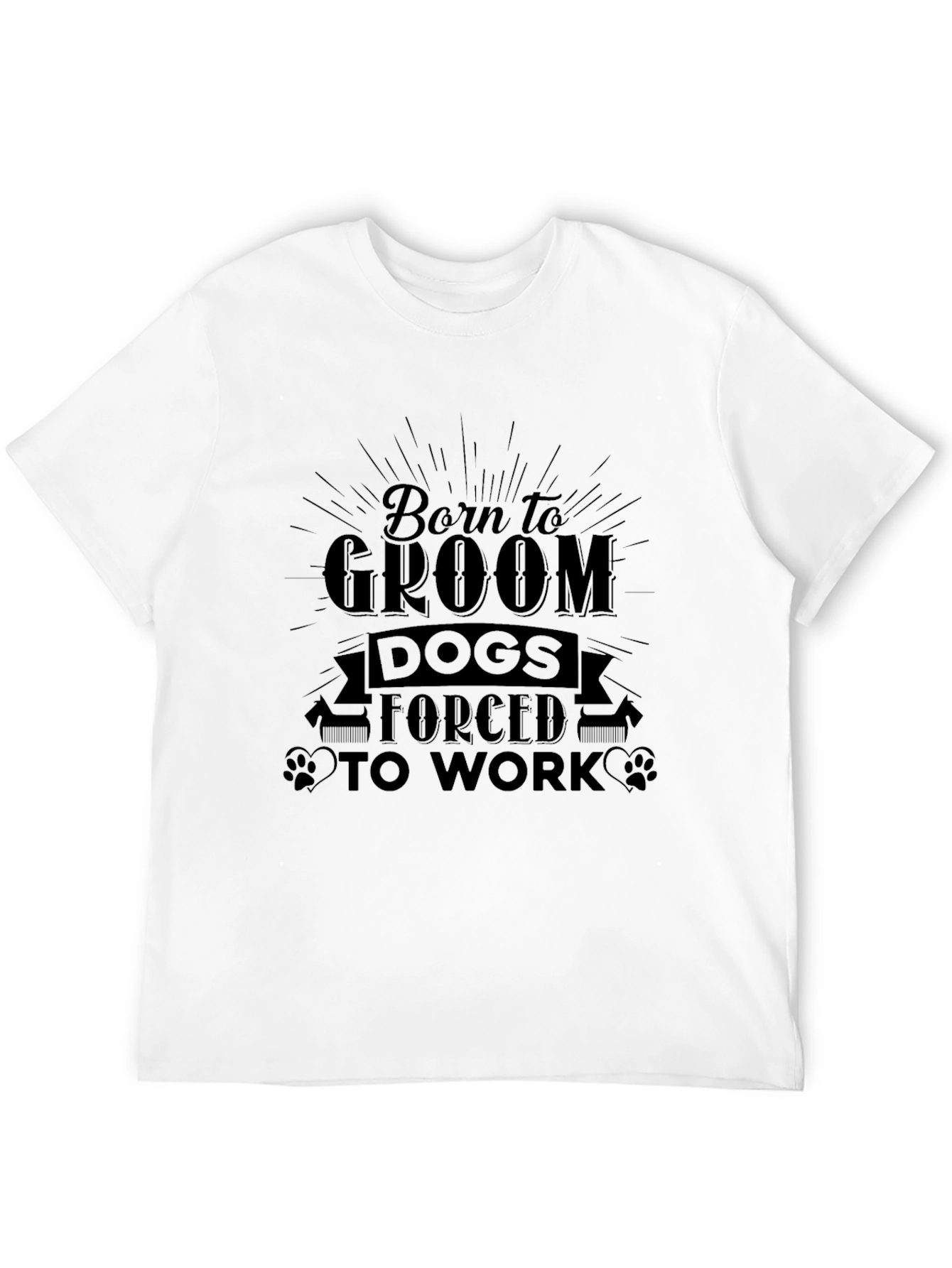 Born to Groom Dogs Graphic Tee