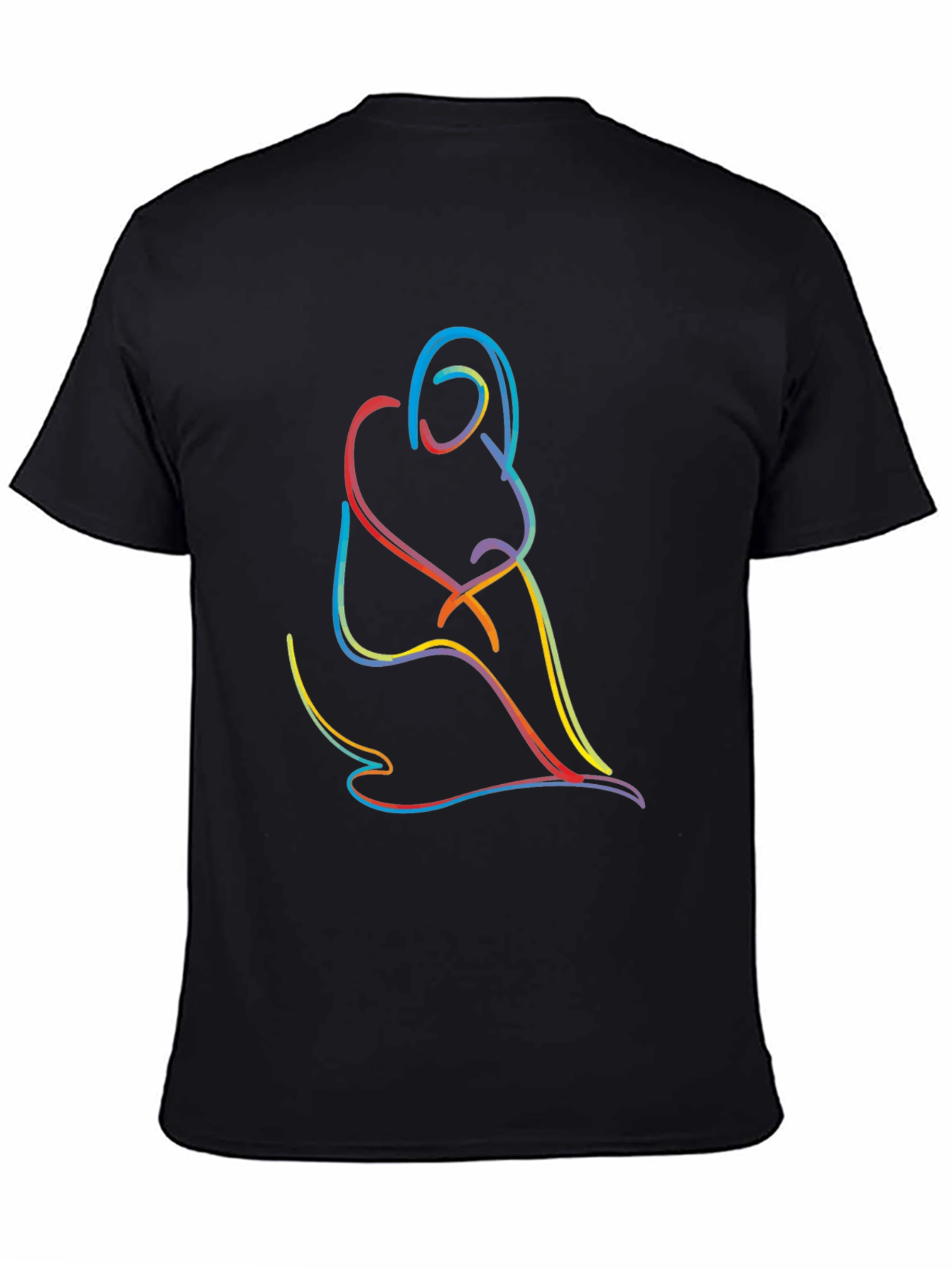 Abstract Line Art Tee - Modern Graphic T-Shirt