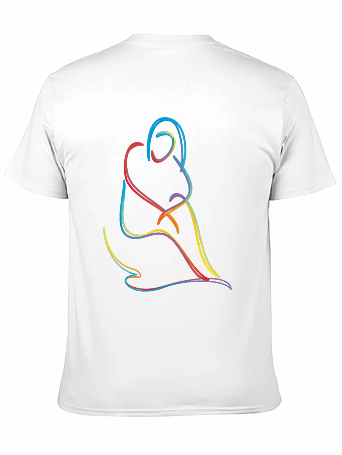 Abstract Line Art Tee - Modern Graphic T-Shirt