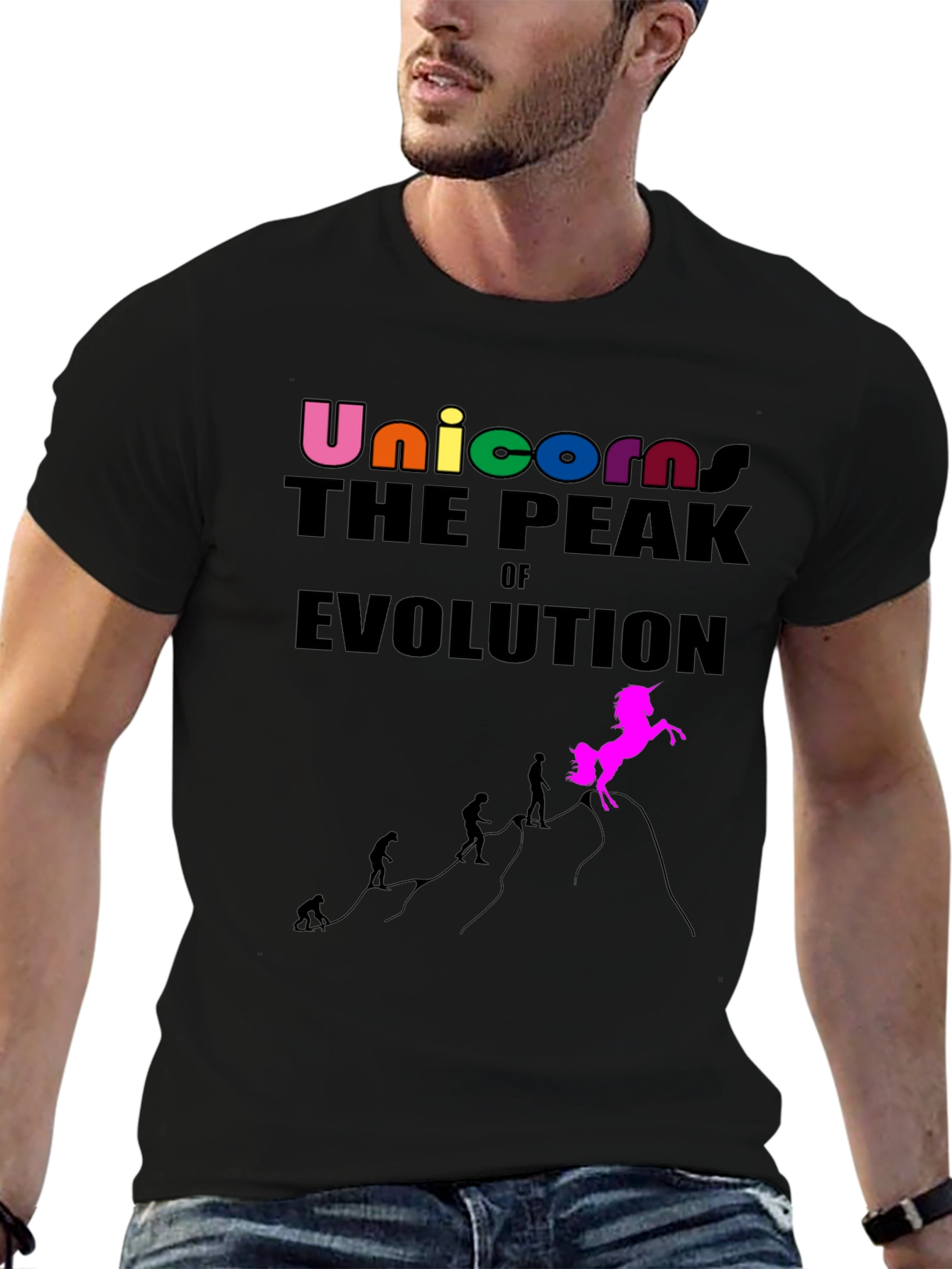 Unicorn Evolution Graphic T-Shirt
