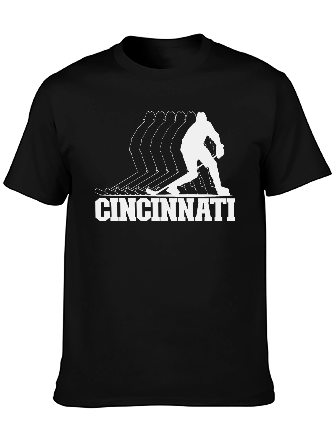 Cincinnati Hockey Graphic T-Shirt - Black