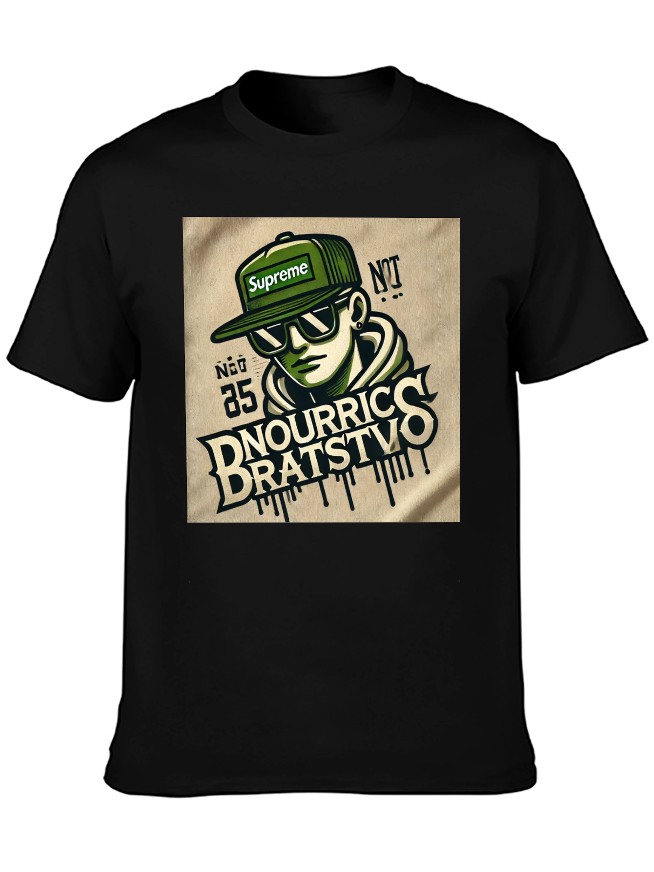 Supreme Style Graphic Tee - Trendy Streetwear
