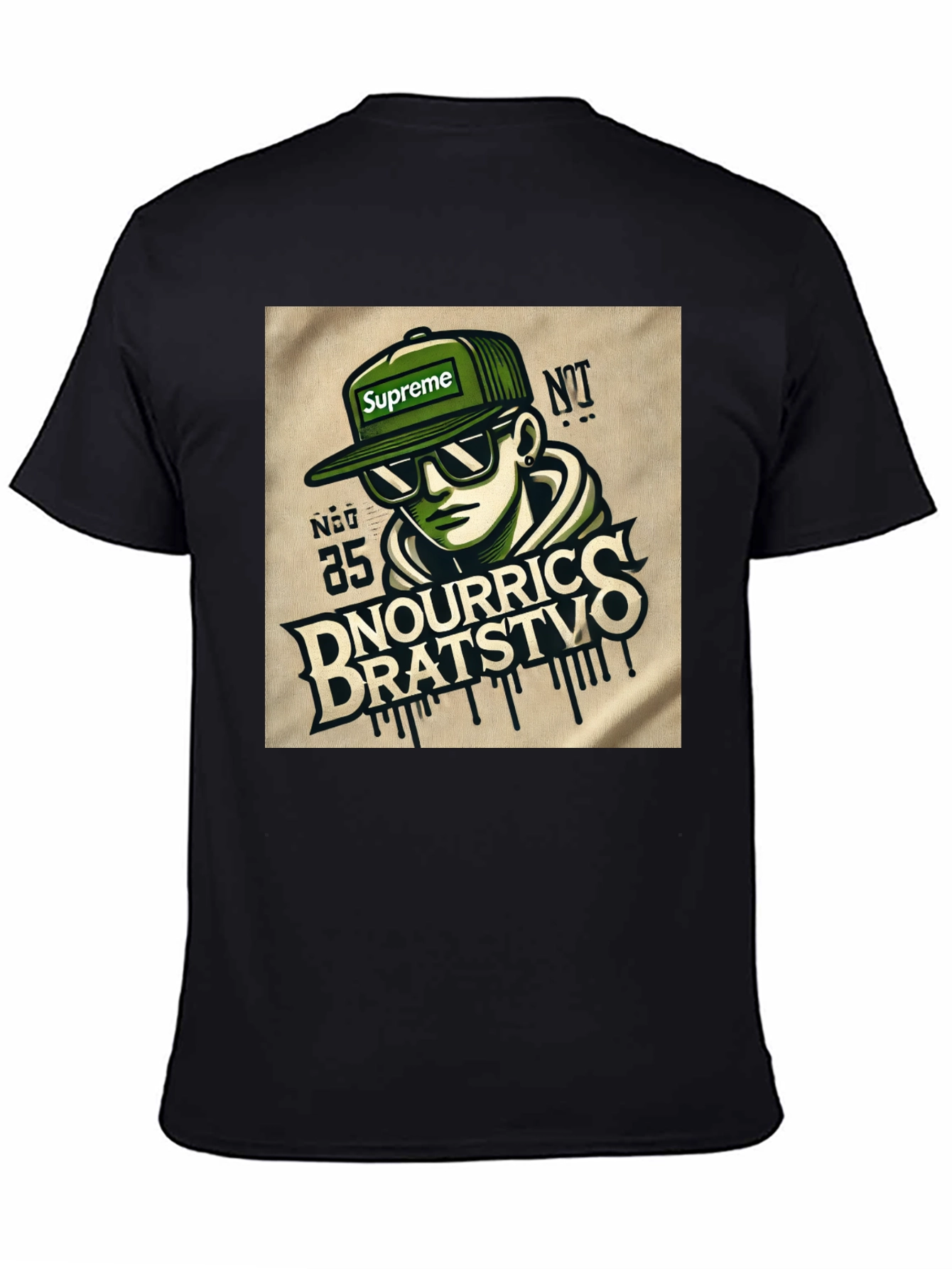 Supreme Style Graphic Tee - Trendy Streetwear