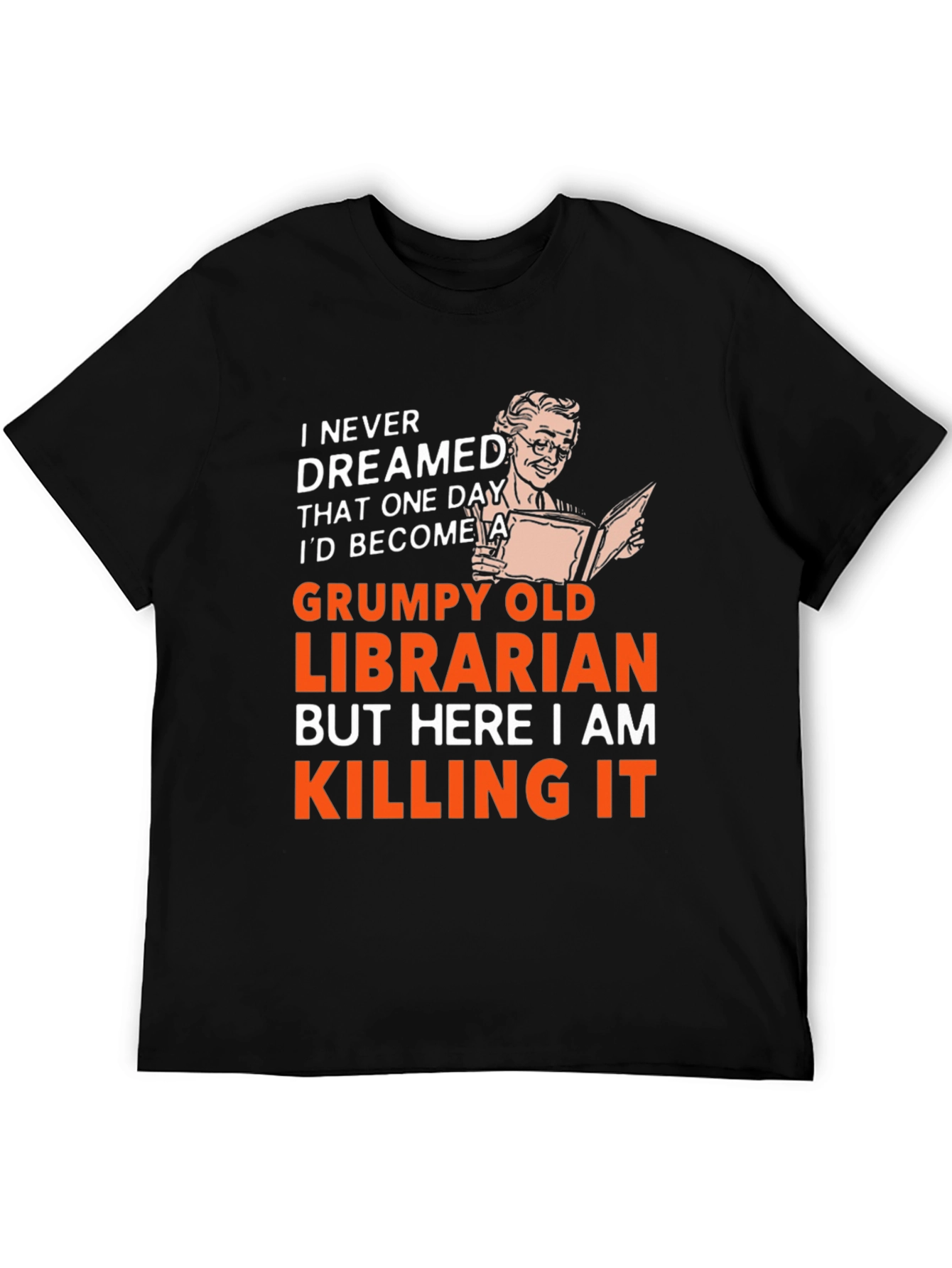 Grumpy Old Librarian T-Shirt - Funny Novelty Tee