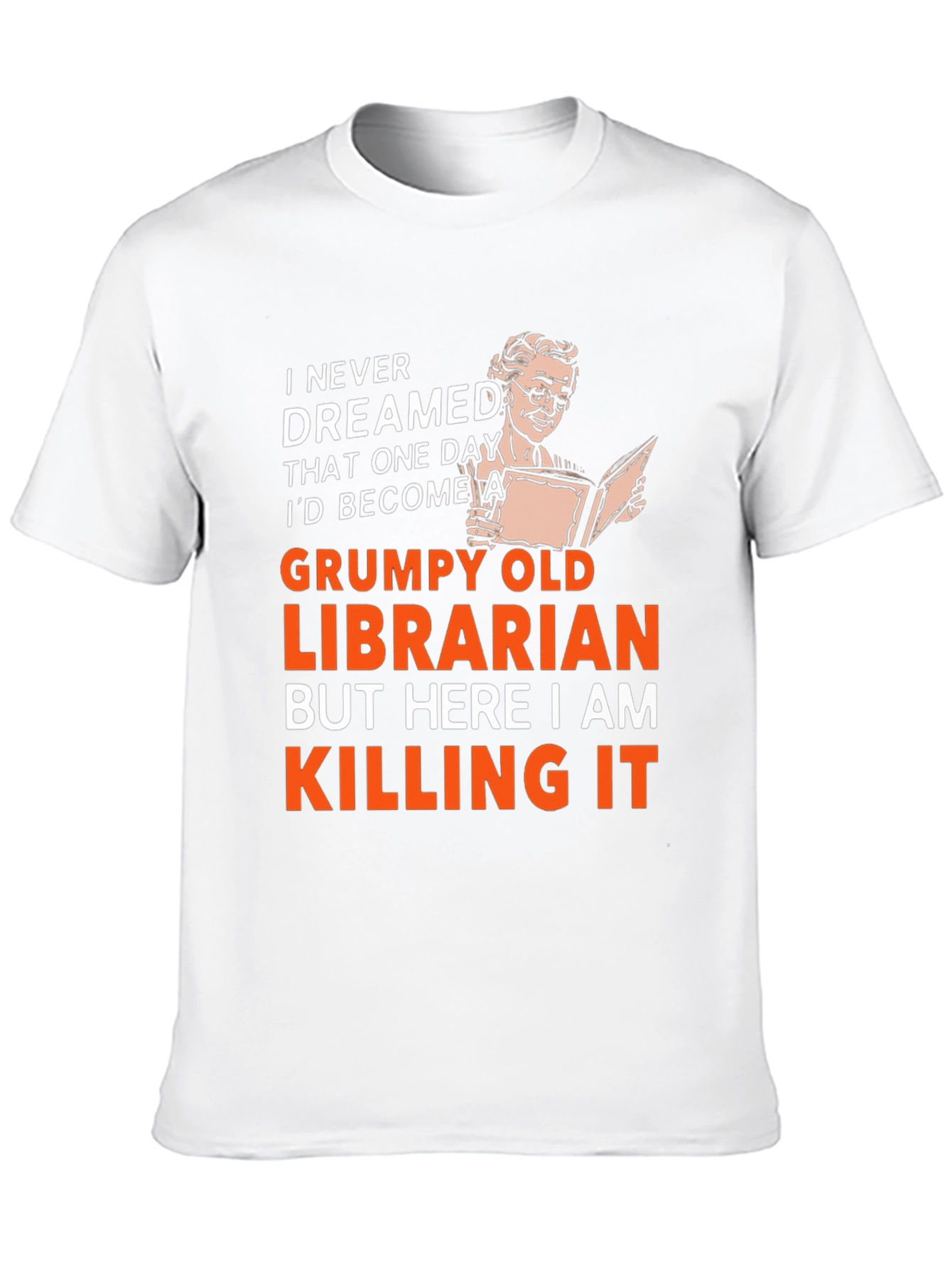 Grumpy Old Librarian T-Shirt - Funny Novelty Tee