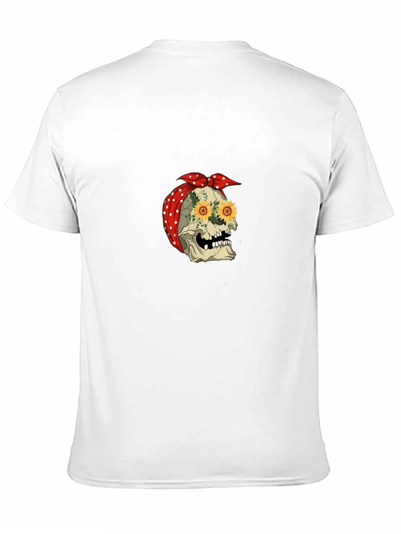 Skull Sunflower Bandana Tee