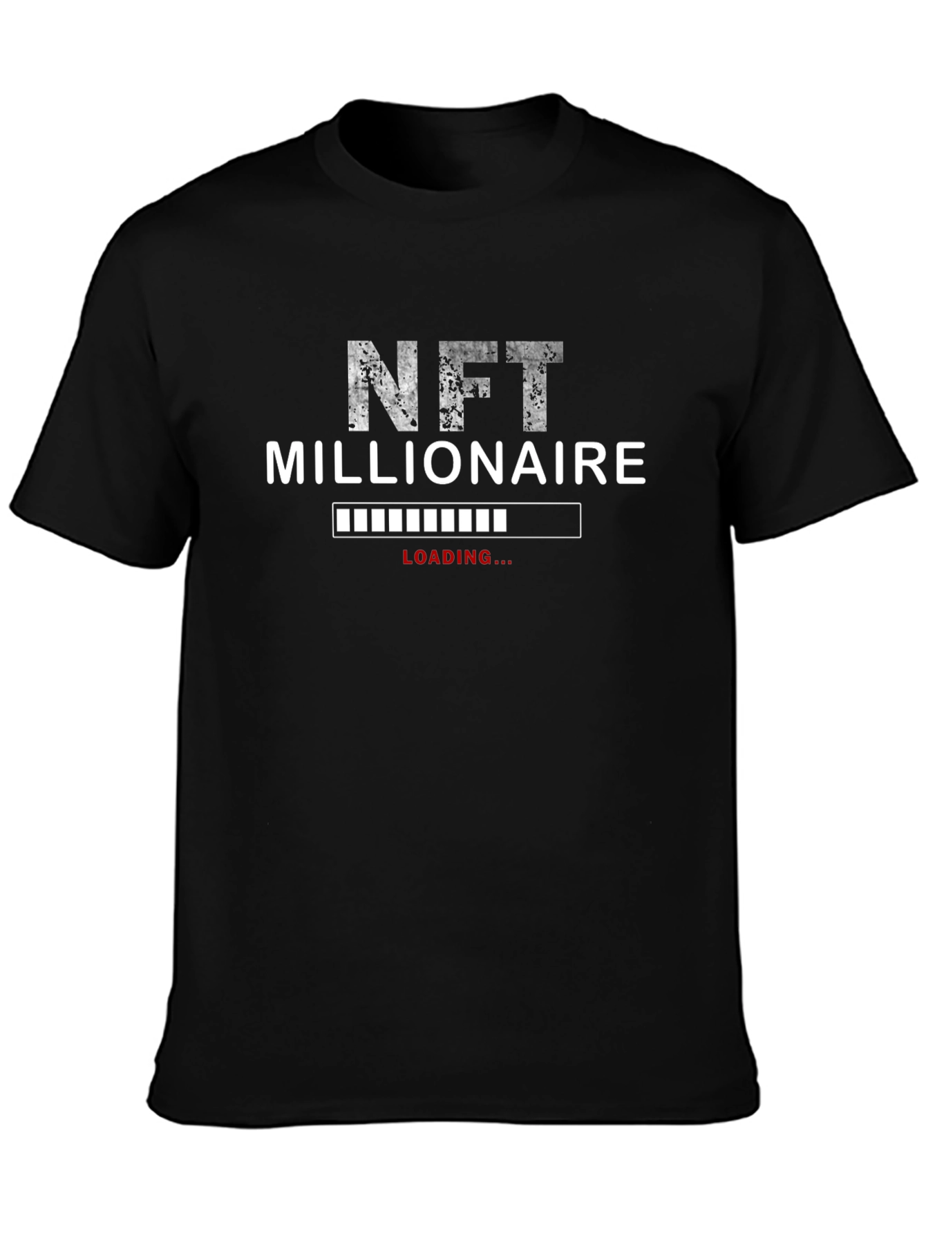 NFT Millionaire Loading - Black T-Shirt