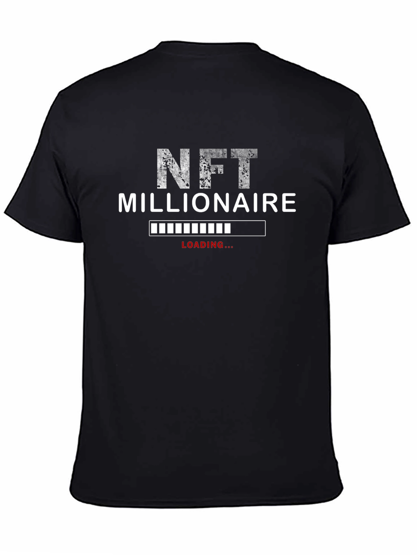 NFT Millionaire Loading - Black T-Shirt