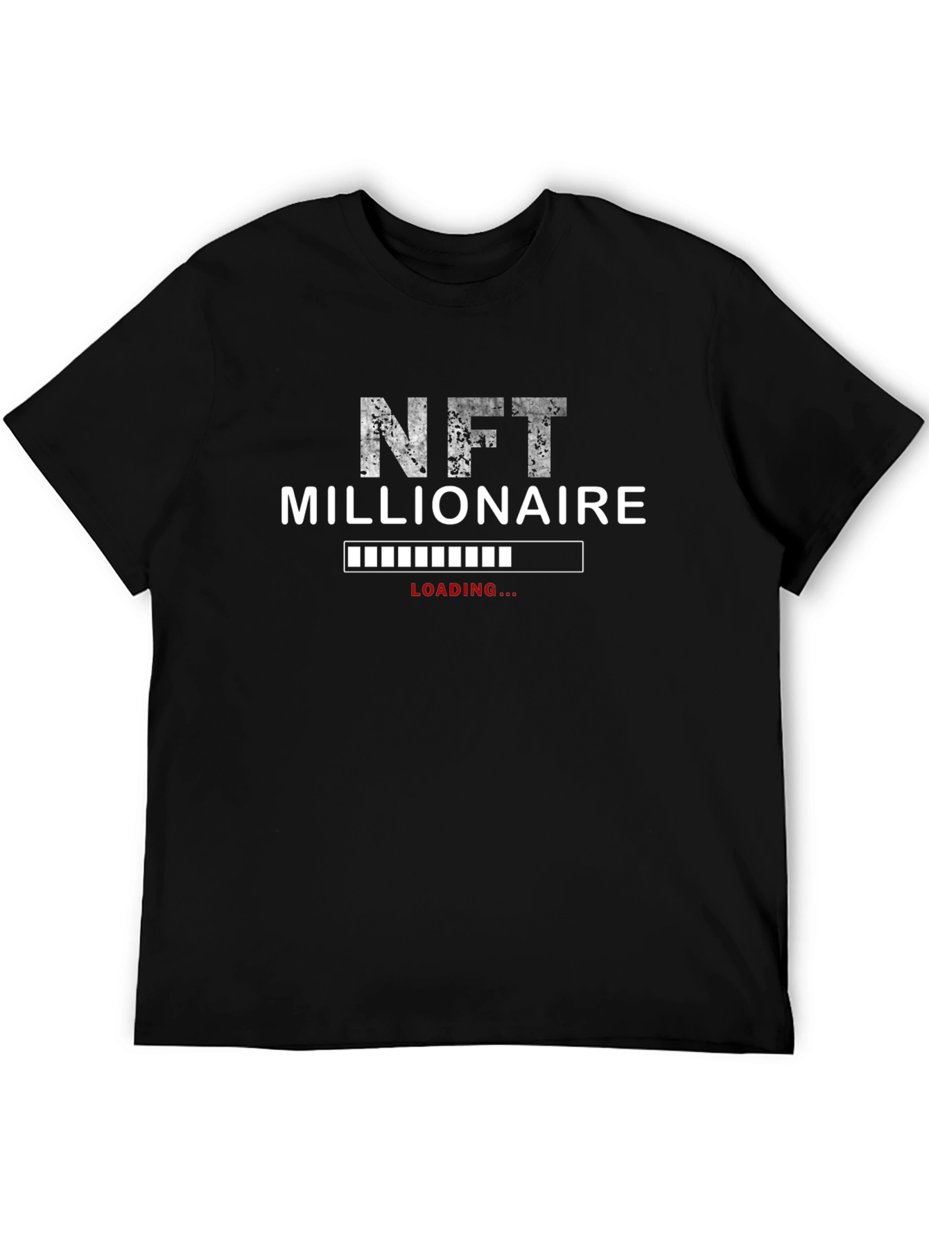 NFT Millionaire Loading - Black T-Shirt