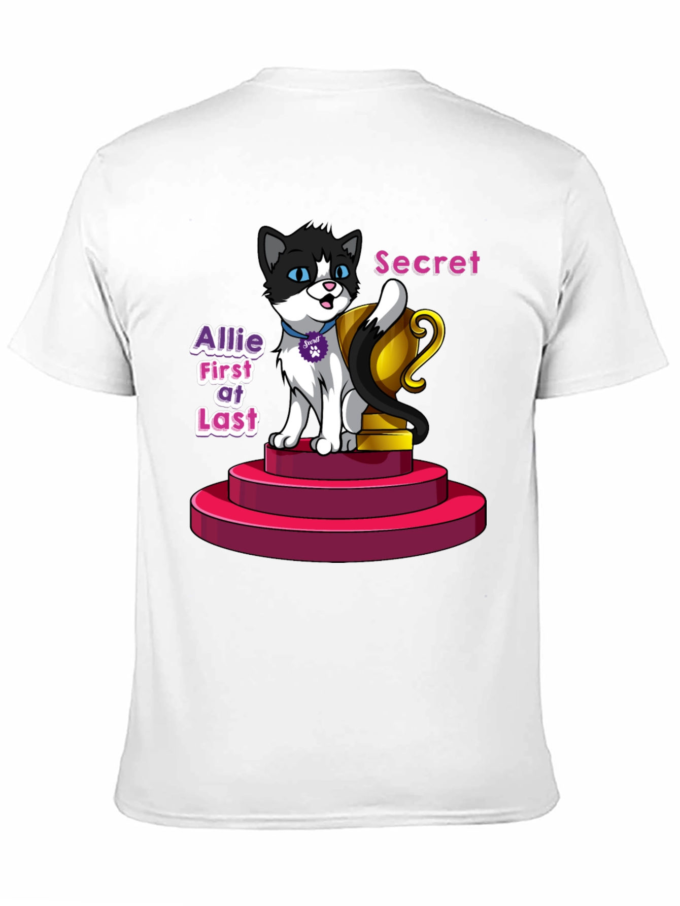 Cartoon Cat T-Shirt - Allie First at Last