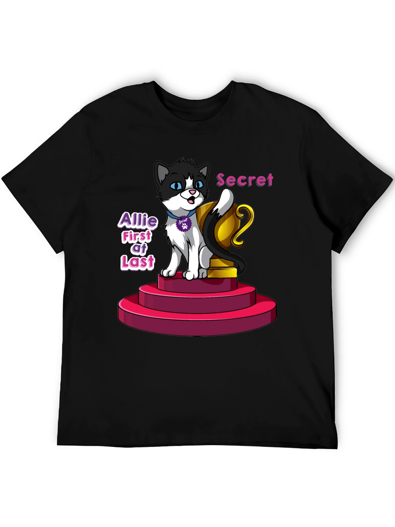 Cartoon Cat T-Shirt - Allie First at Last
