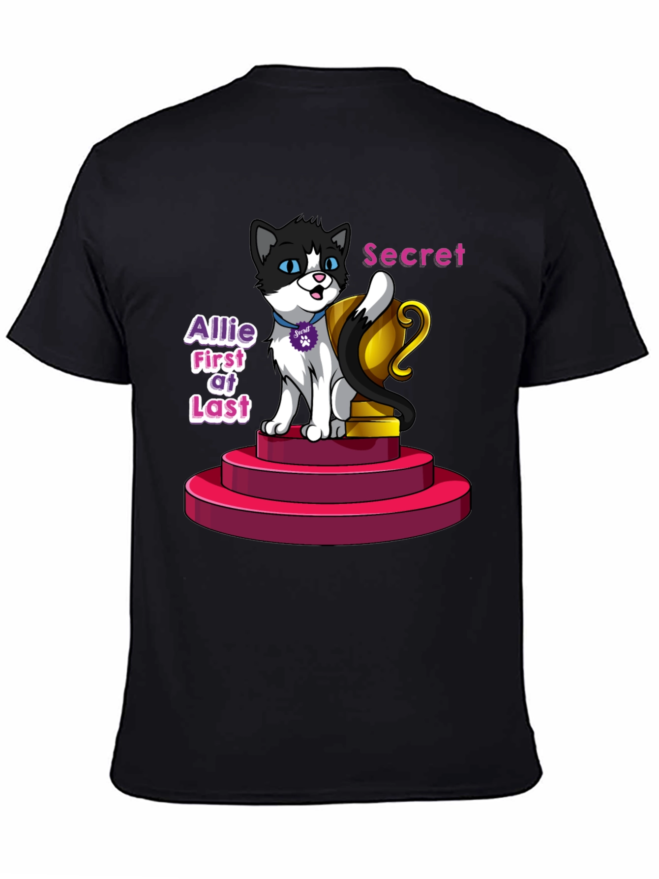 Cartoon Cat T-Shirt - Allie First at Last