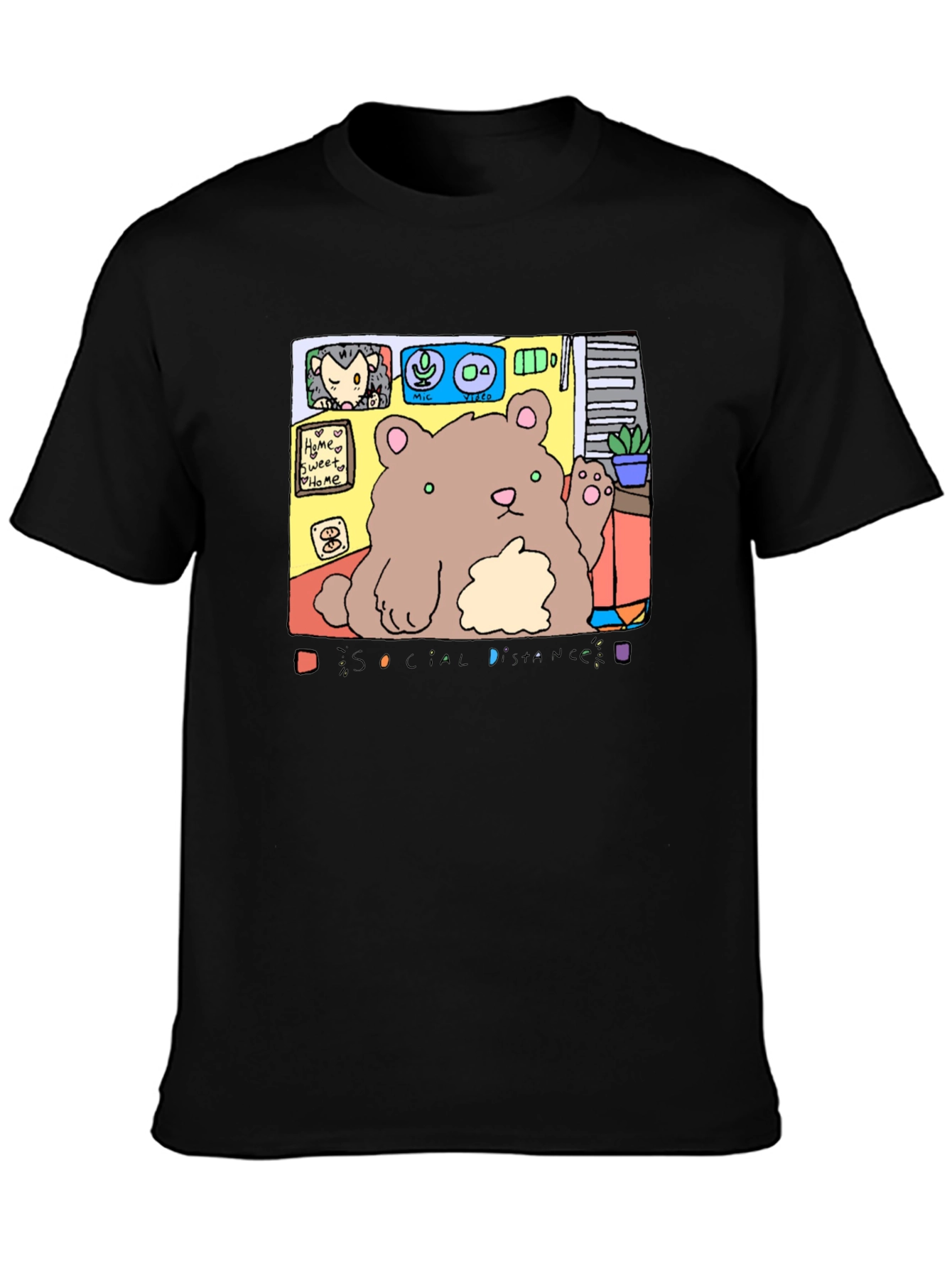 Socially Distanced Bear T-Shirt