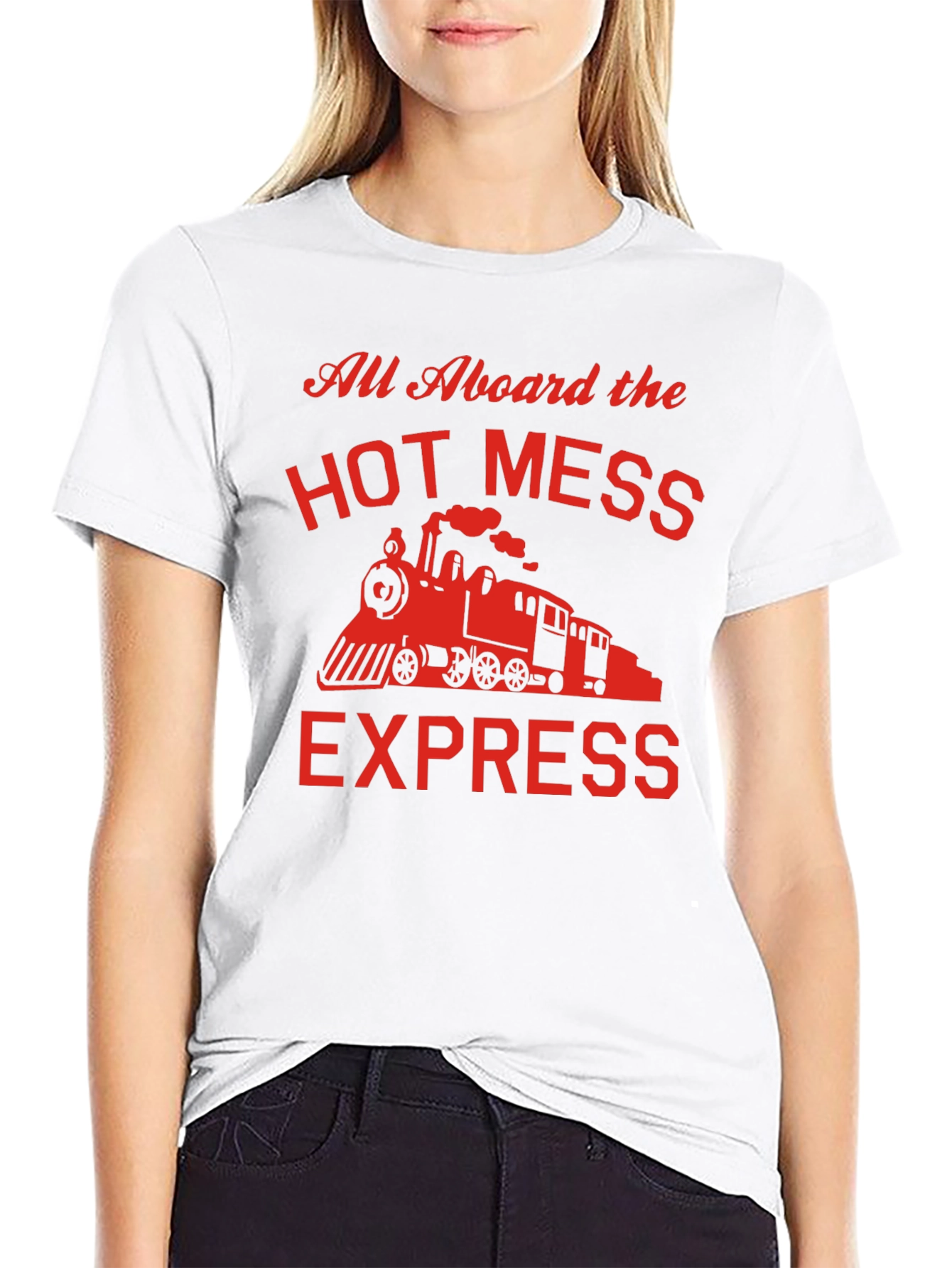 Hot Mess Express T-Shirt - Funny Train Graphic Tee