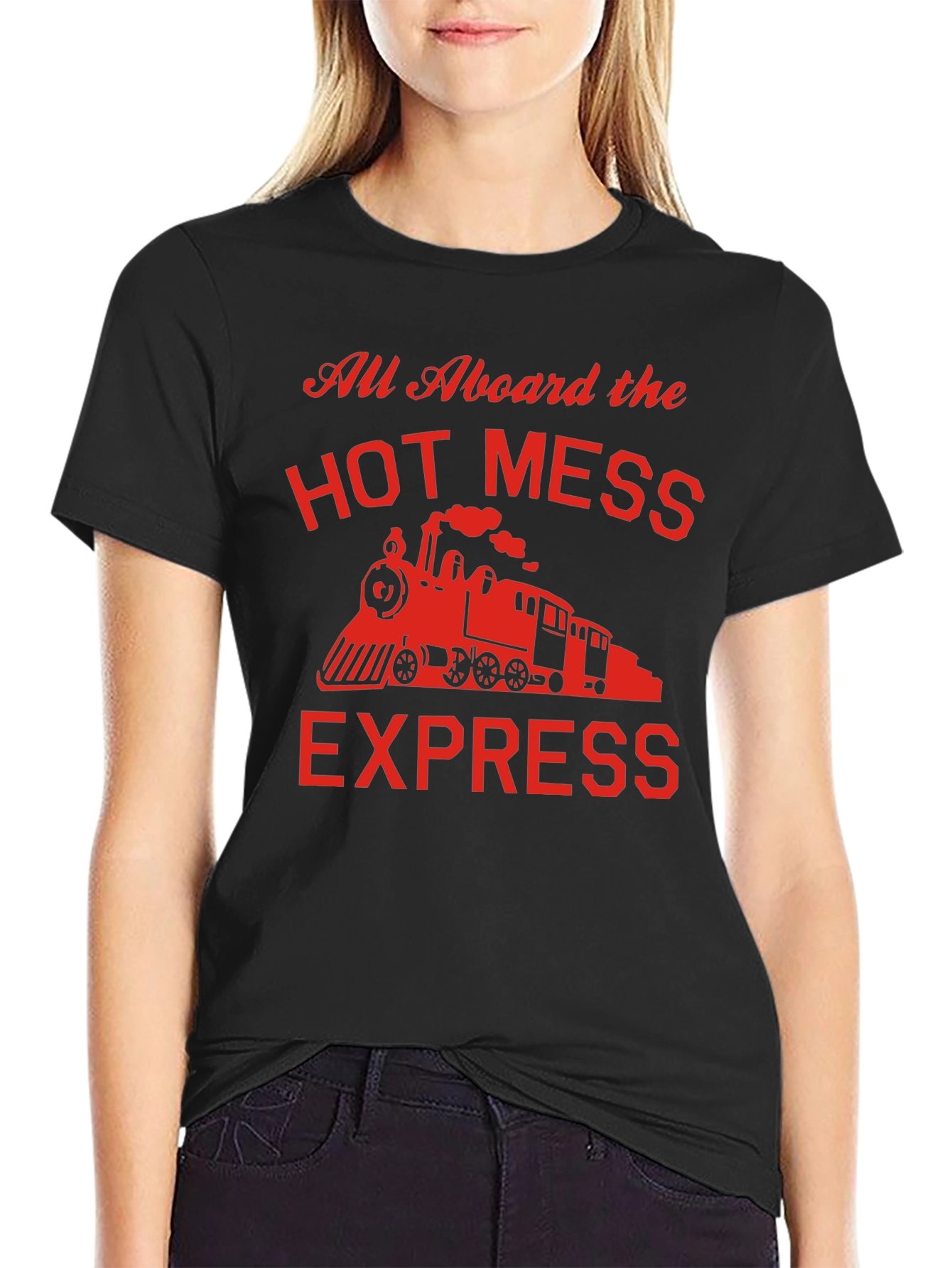 Hot Mess Express T-Shirt - Funny Train Graphic Tee