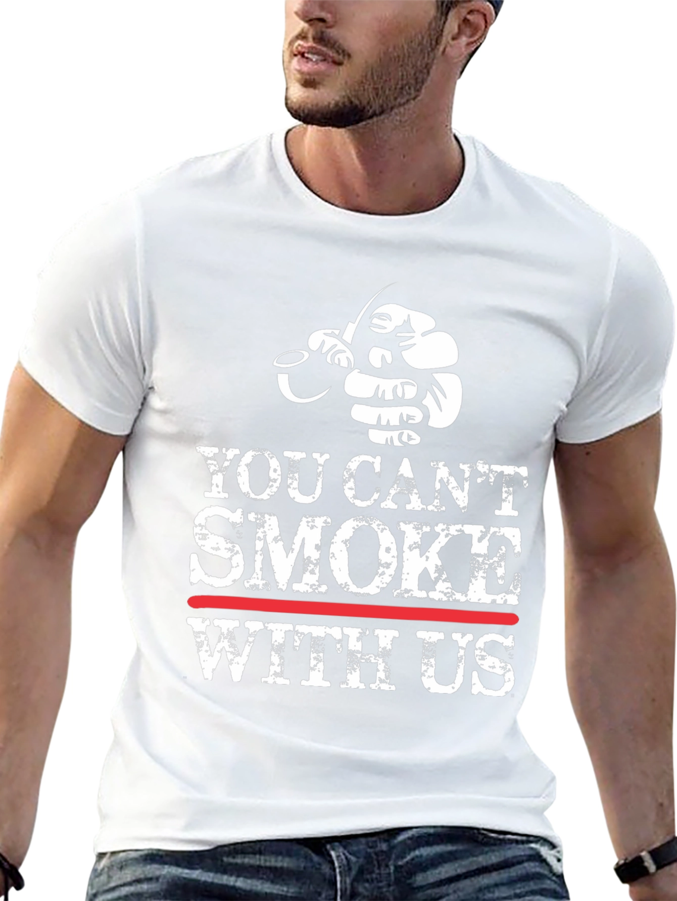 You Cant Smoke With Us Graphic Tee