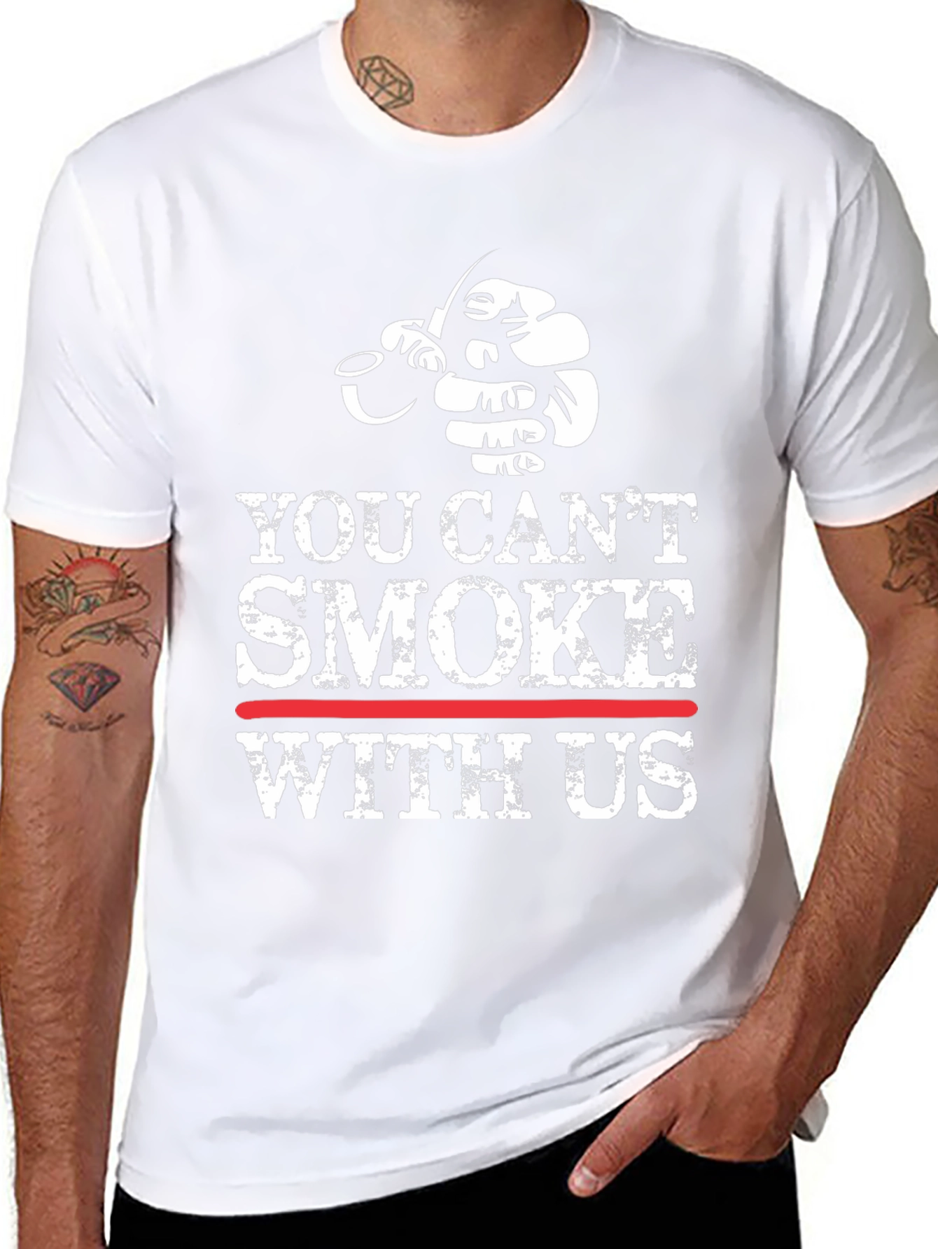 You Cant Smoke With Us Graphic Tee