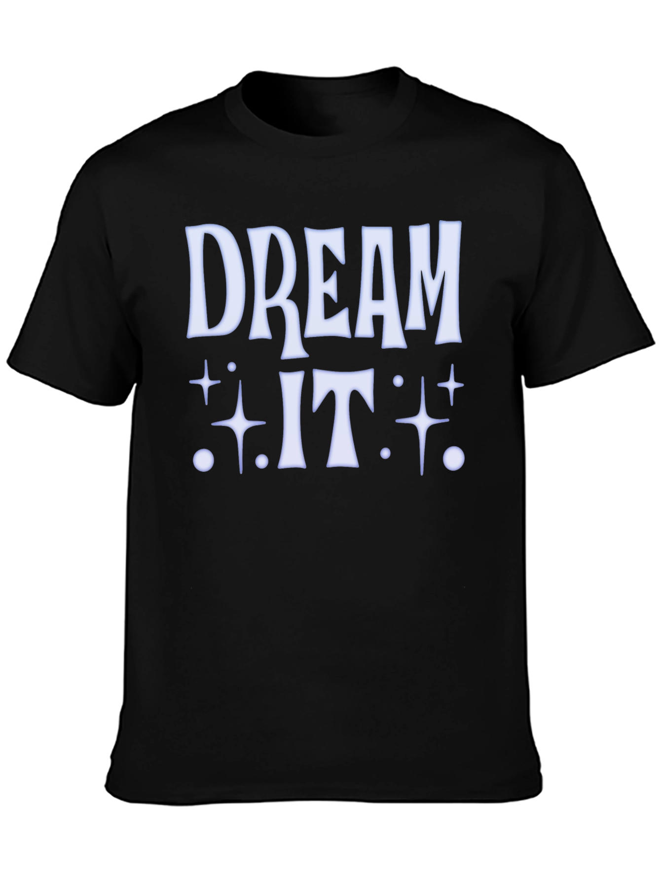 Dream It Graphic T-Shirt - Black Short Sleeve