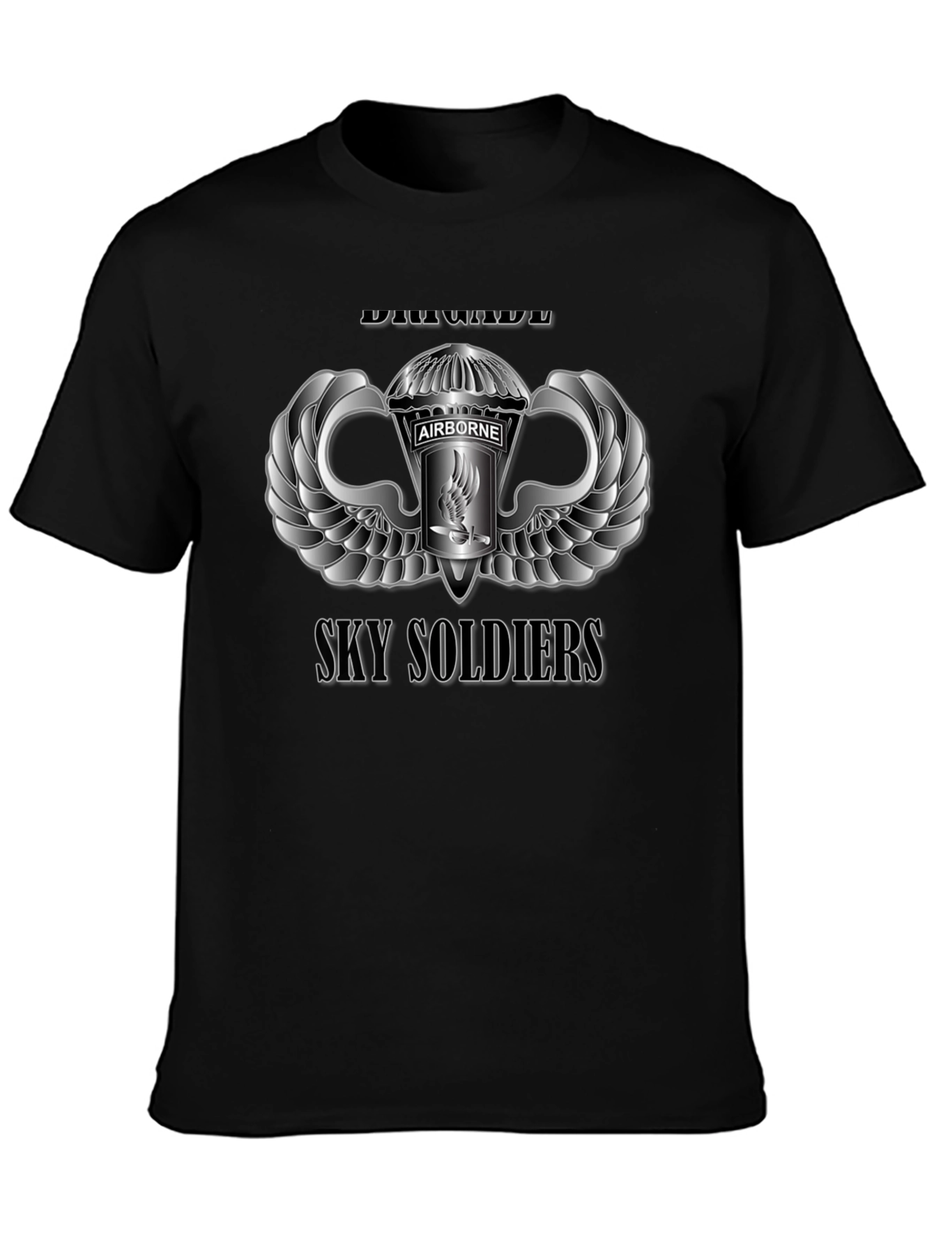 Airborne Sky Soldiers T-Shirt - Black