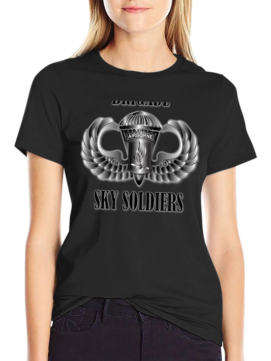Airborne Sky Soldiers T-Shirt - Black