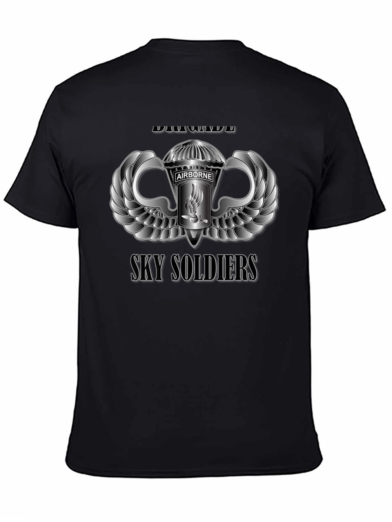 Airborne Sky Soldiers T-Shirt - Black
