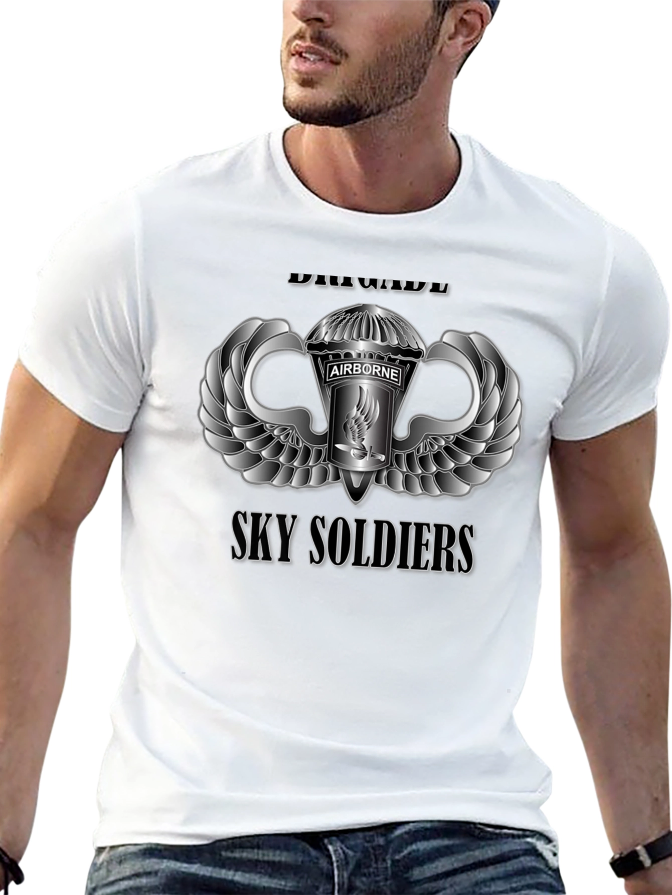 Airborne Sky Soldiers T-Shirt - Black