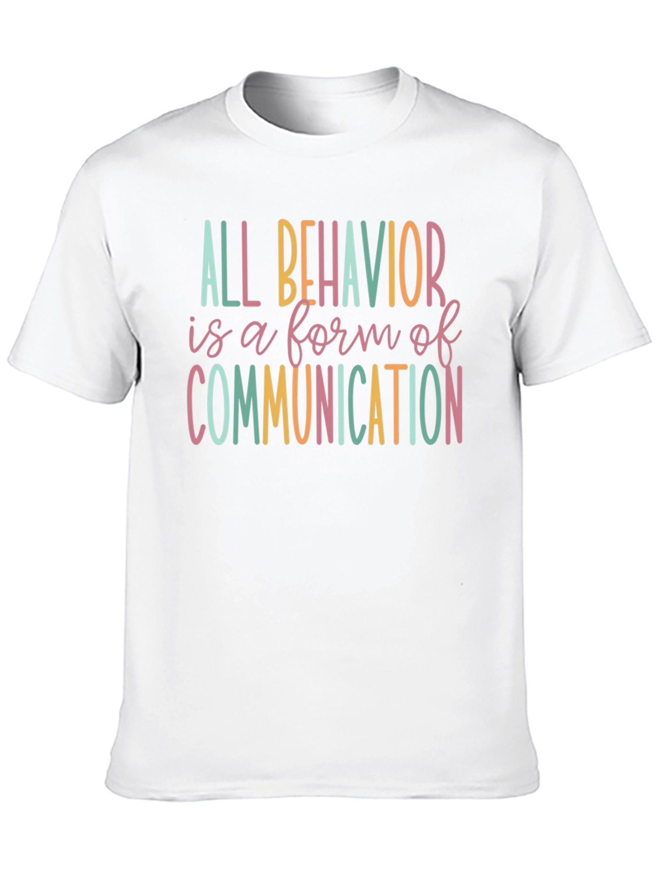 All Behavior is Communication Black T-Shirt