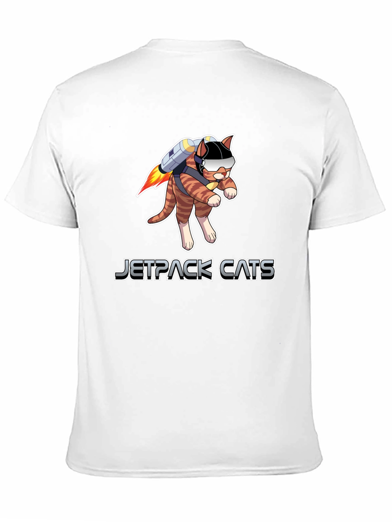 Jetpack Cats T-Shirt - Funny Graphic Tee