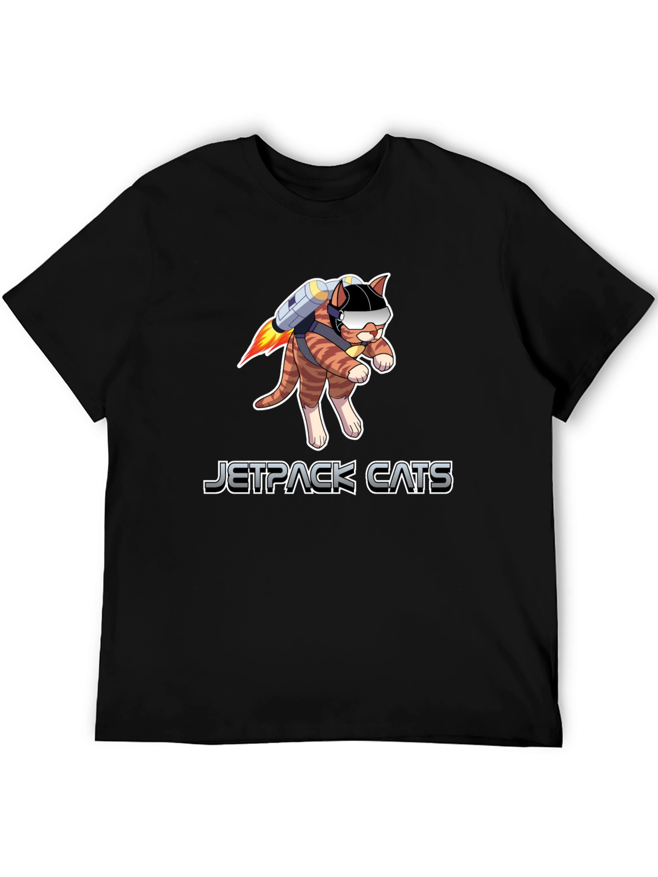 Jetpack Cats T-Shirt - Funny Graphic Tee