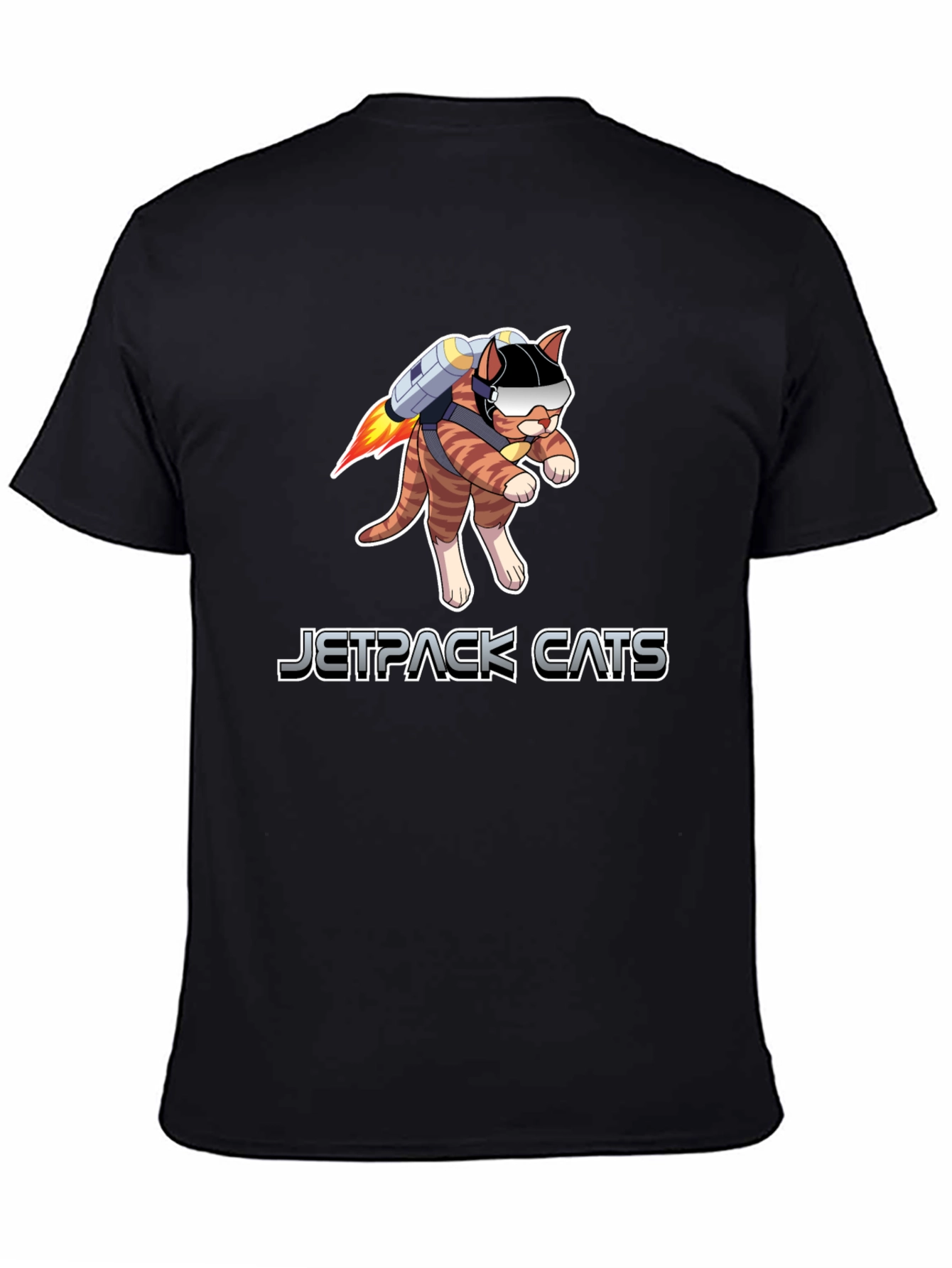 Jetpack Cats T-Shirt - Funny Graphic Tee