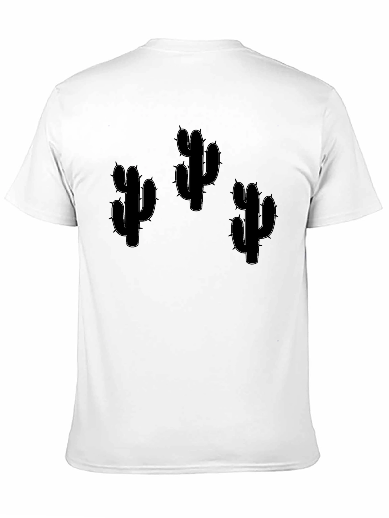 Cactus Print Crew Neck T-Shirt