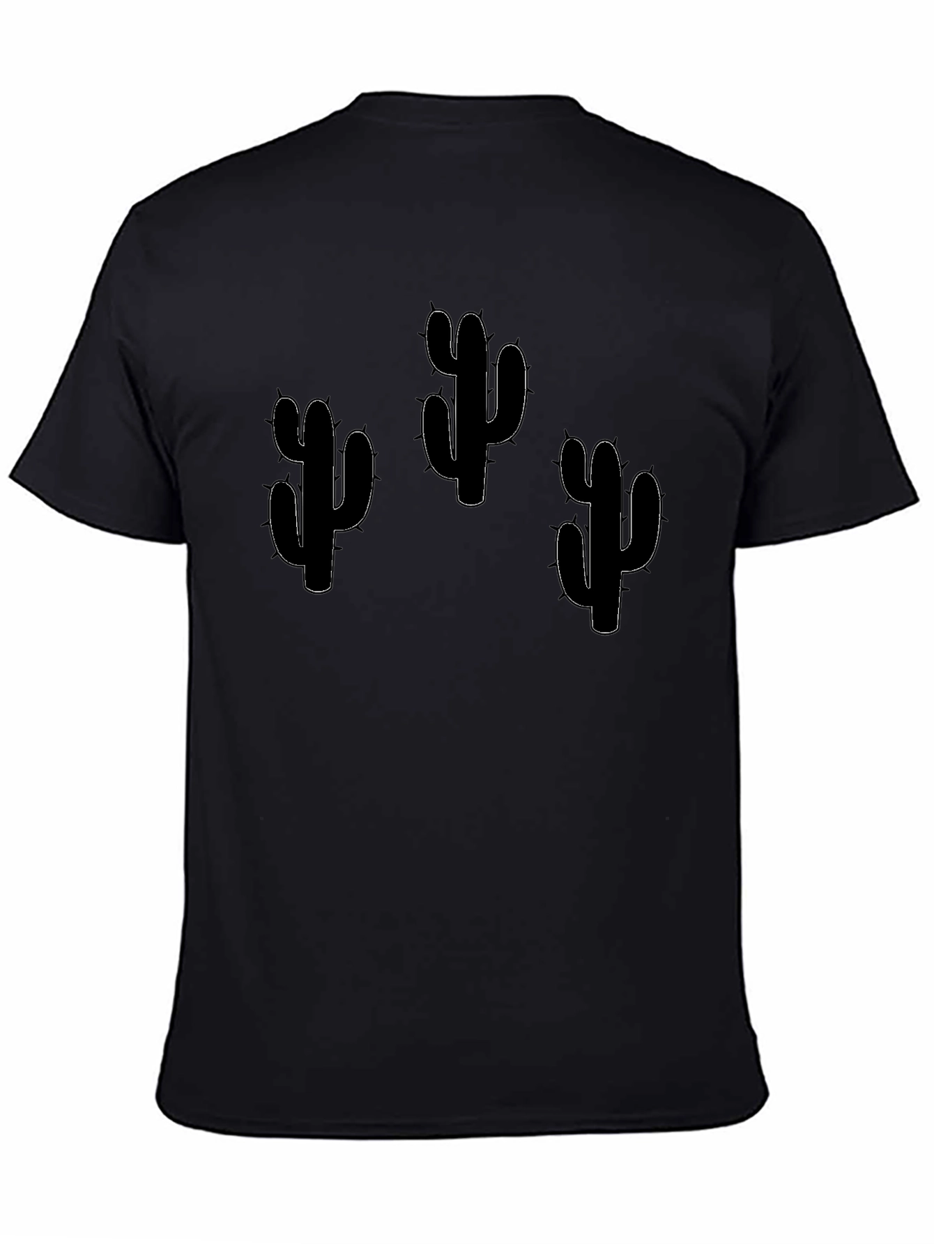 Cactus Print Crew Neck T-Shirt