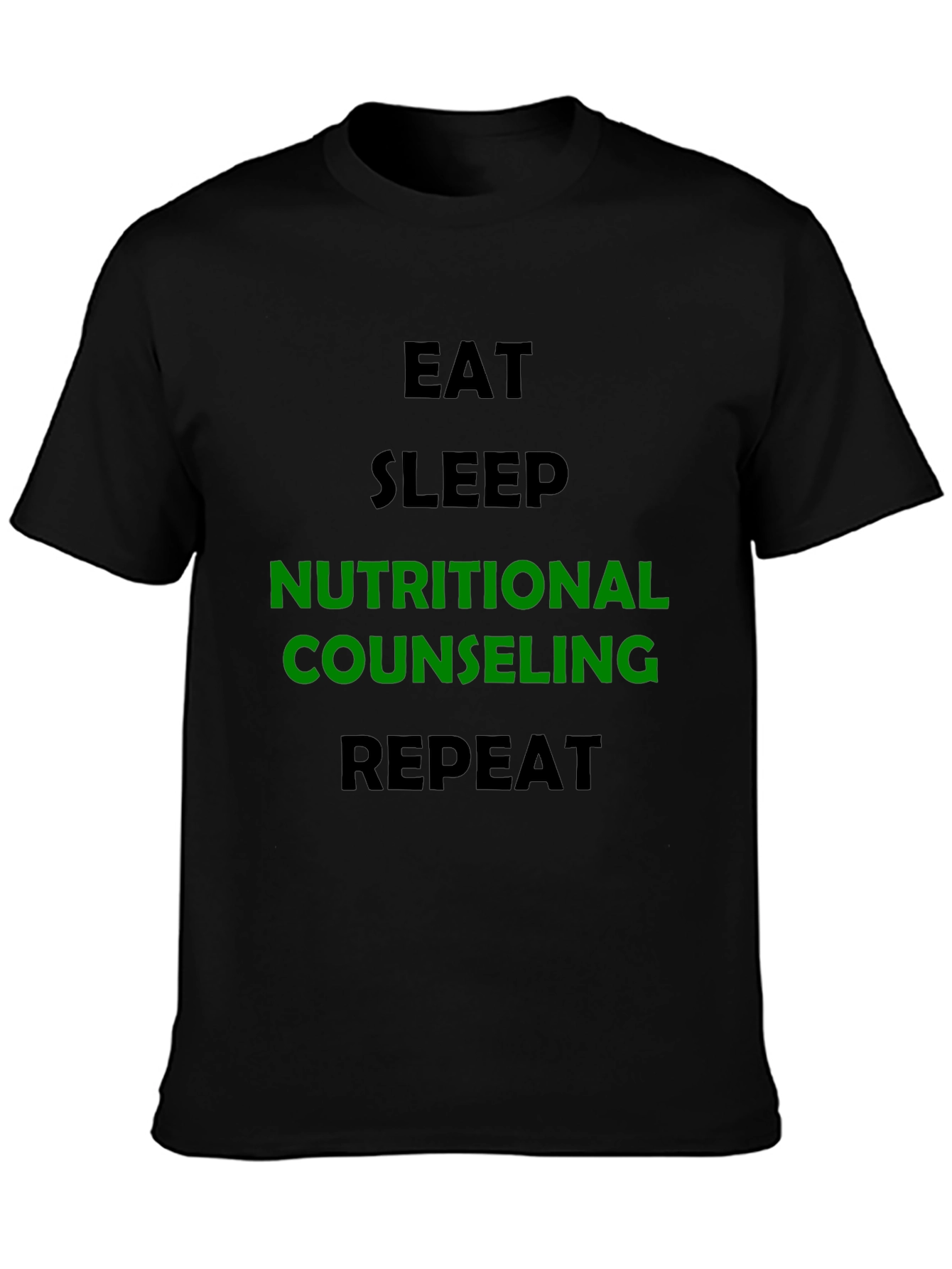 Nutritional Counseling T-Shirt - Eat Sleep Repeat