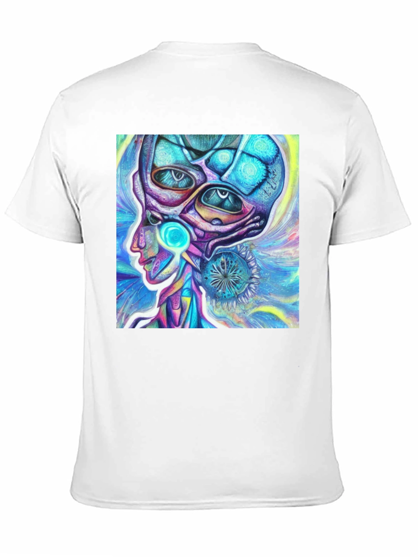 Psychedelic Alien Head T-Shirt