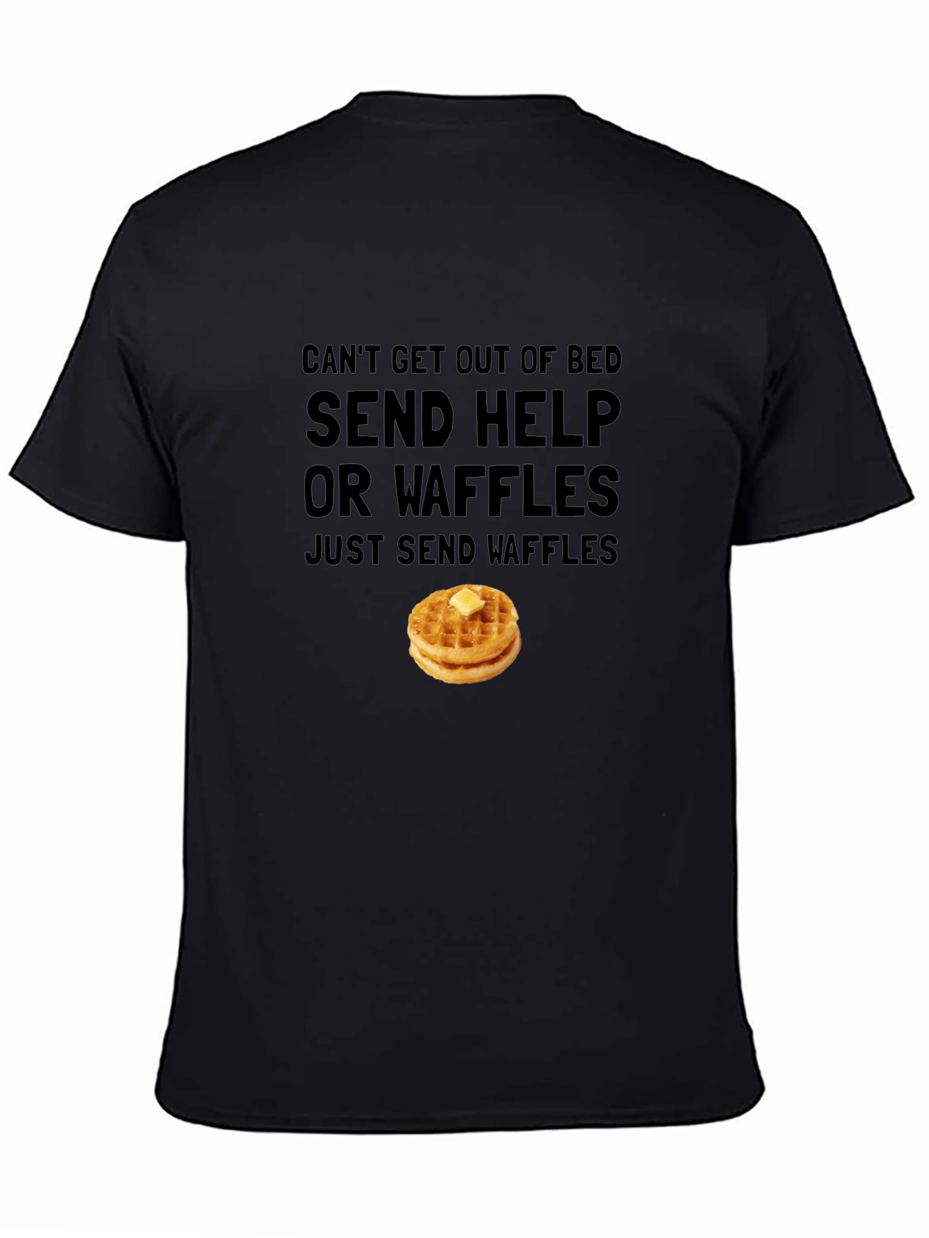 Send Help or Waffles Graphic T-Shirt