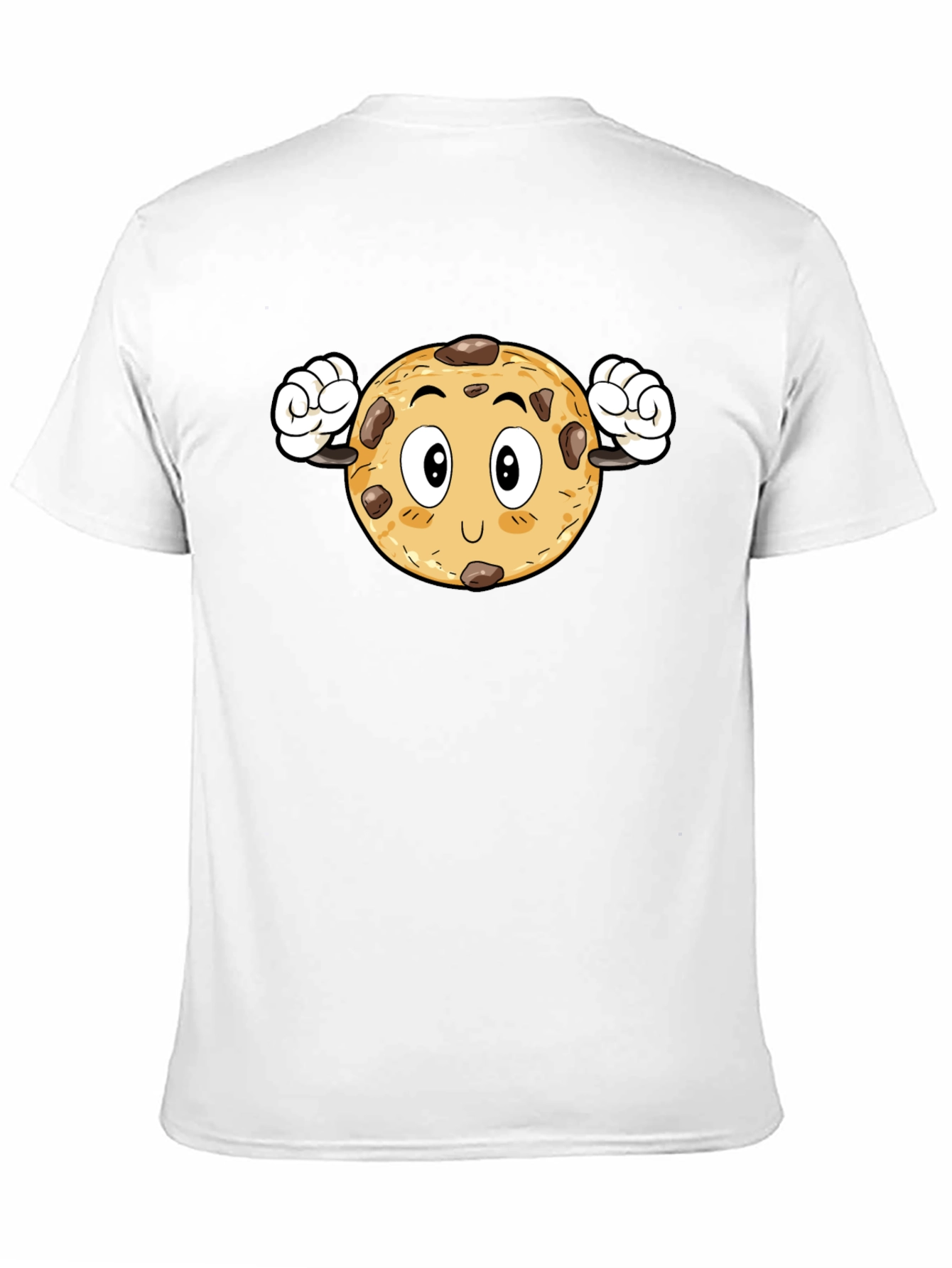 Cookie Cartoon Black T-Shirt